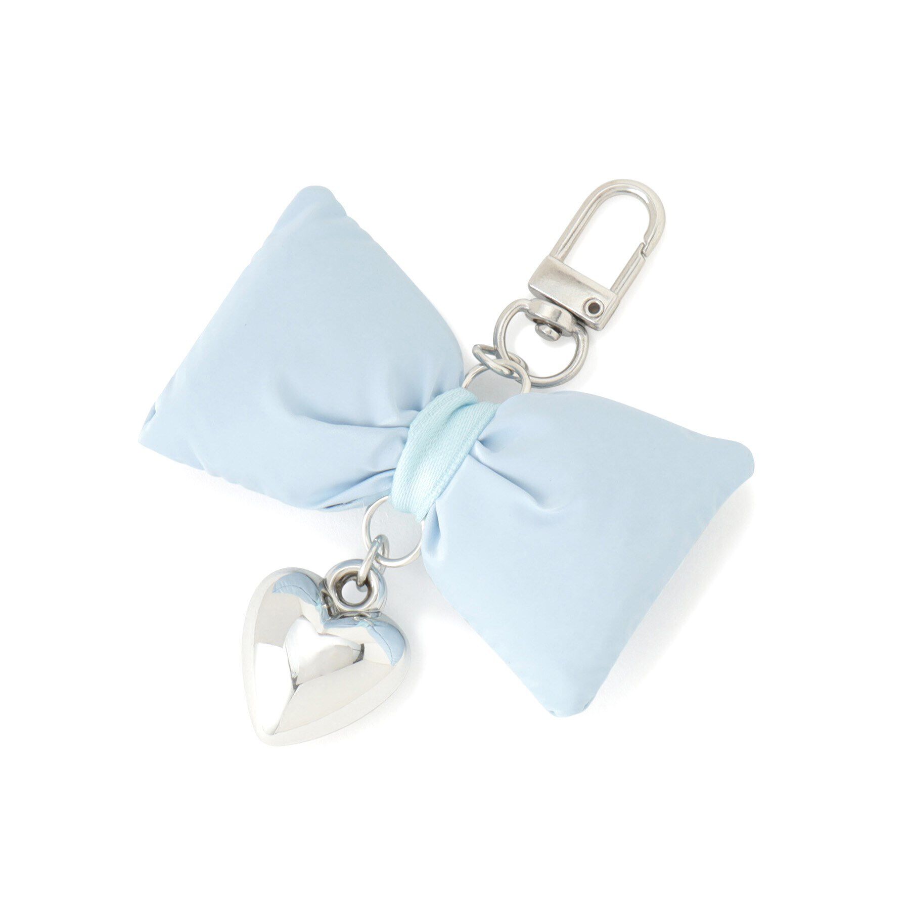 PINK-latte「リボンチャーム」|キーケース|ブルー(091)