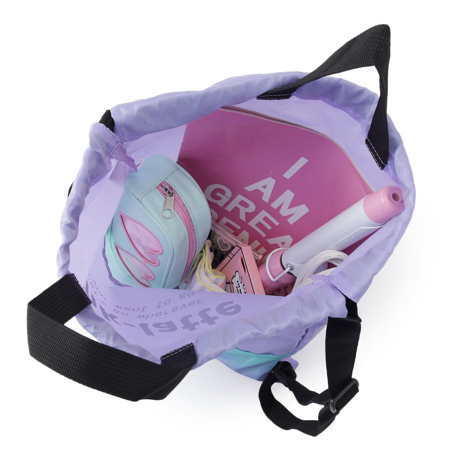 PINK-latte「グラデナップサック」|リュック|