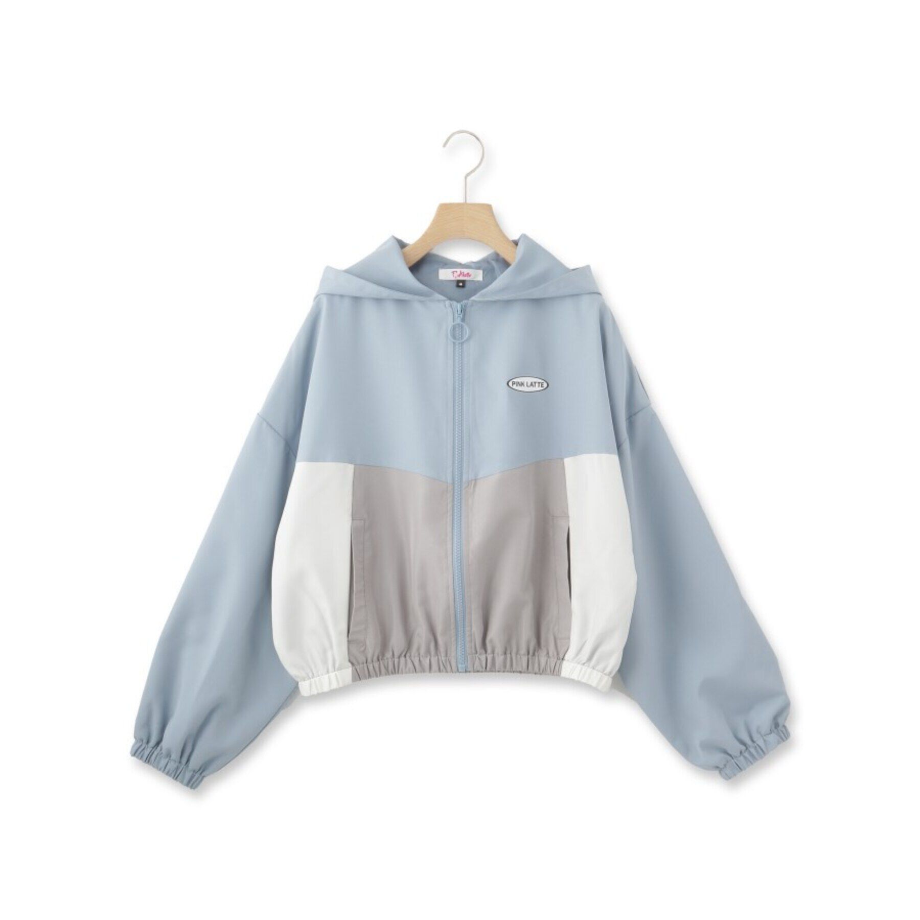 PINK-latte「配色切替ブルゾン」|ブルゾン・スタジャン|