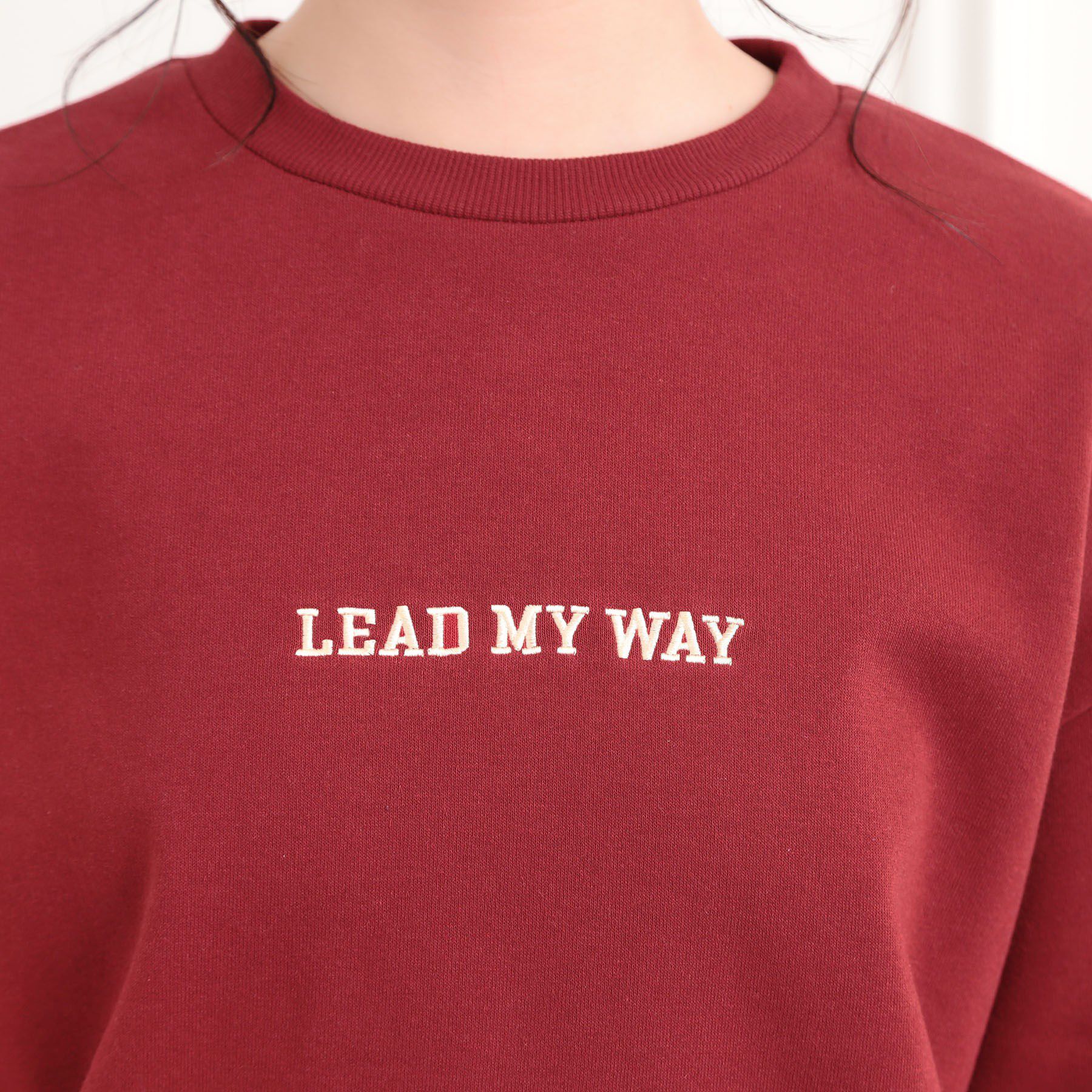 PINK-latte「ボアくまちゃんアップリケ裏起毛トレーナー」|その他|