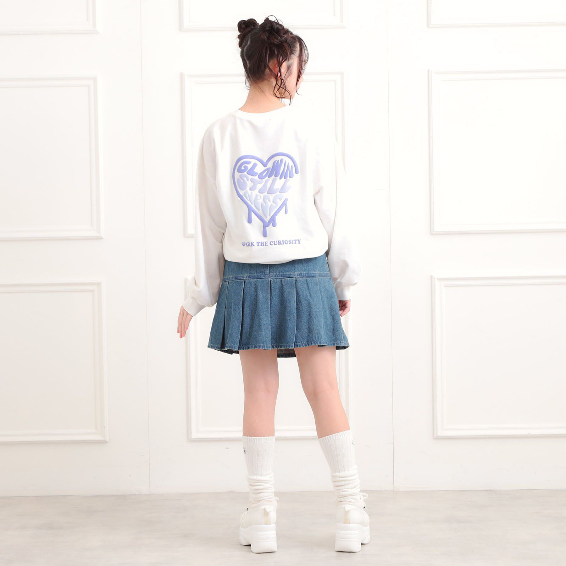 PINK-latte「メルトハートビッグチュニックトレーナー」|その他|