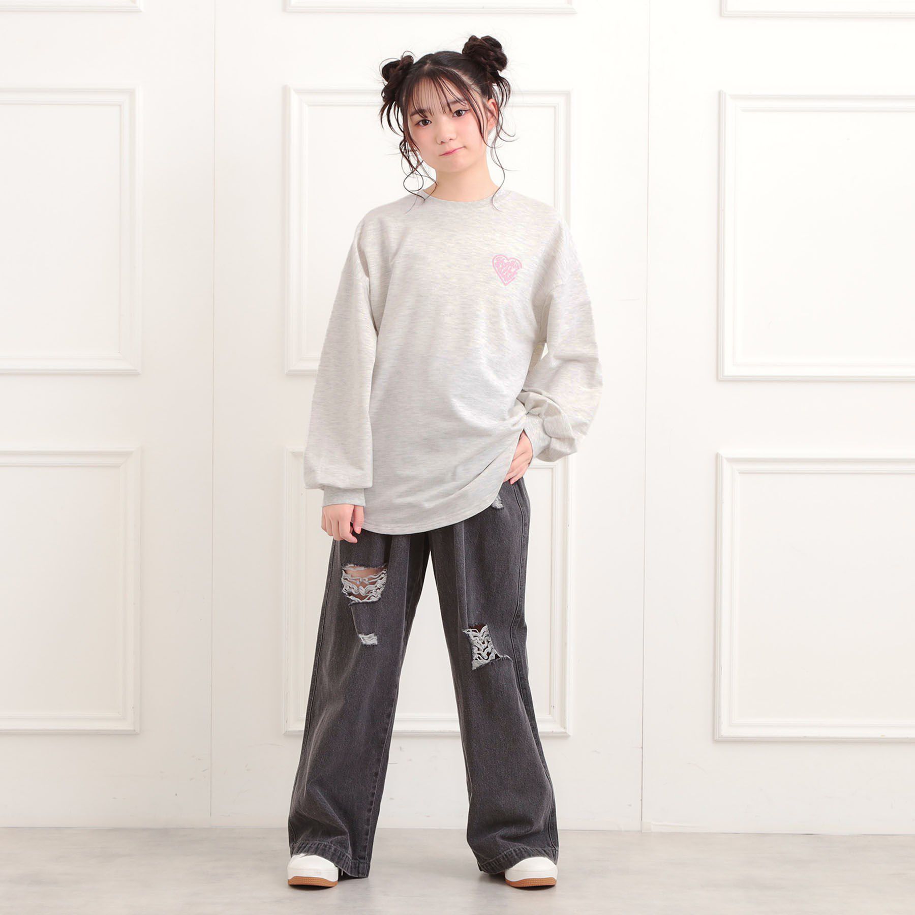 PINK-latte「メルトハートビッグチュニックトレーナー」|その他|