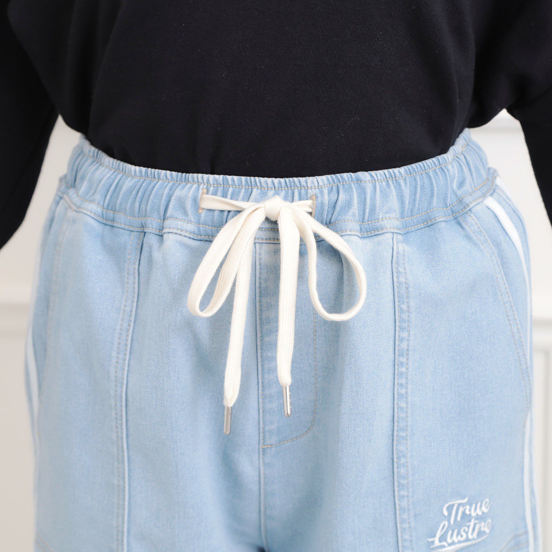 PINK-latte「ラインデニムカーゴパンツ」|その他|