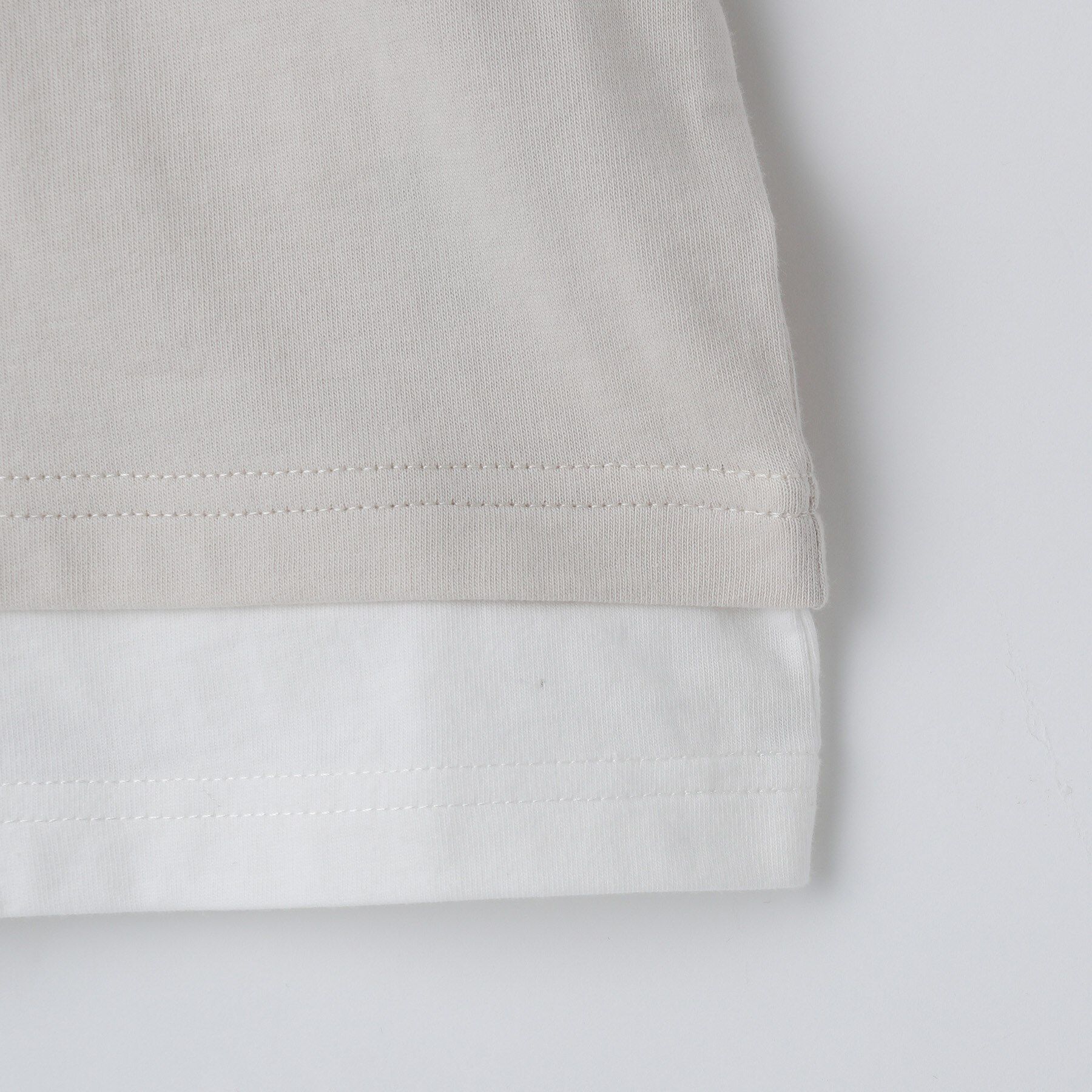 THE SHOP TK「【110-160】キーネックレイヤード風Tシャツ/洗濯機OK」|Tシャツ・カットソー|