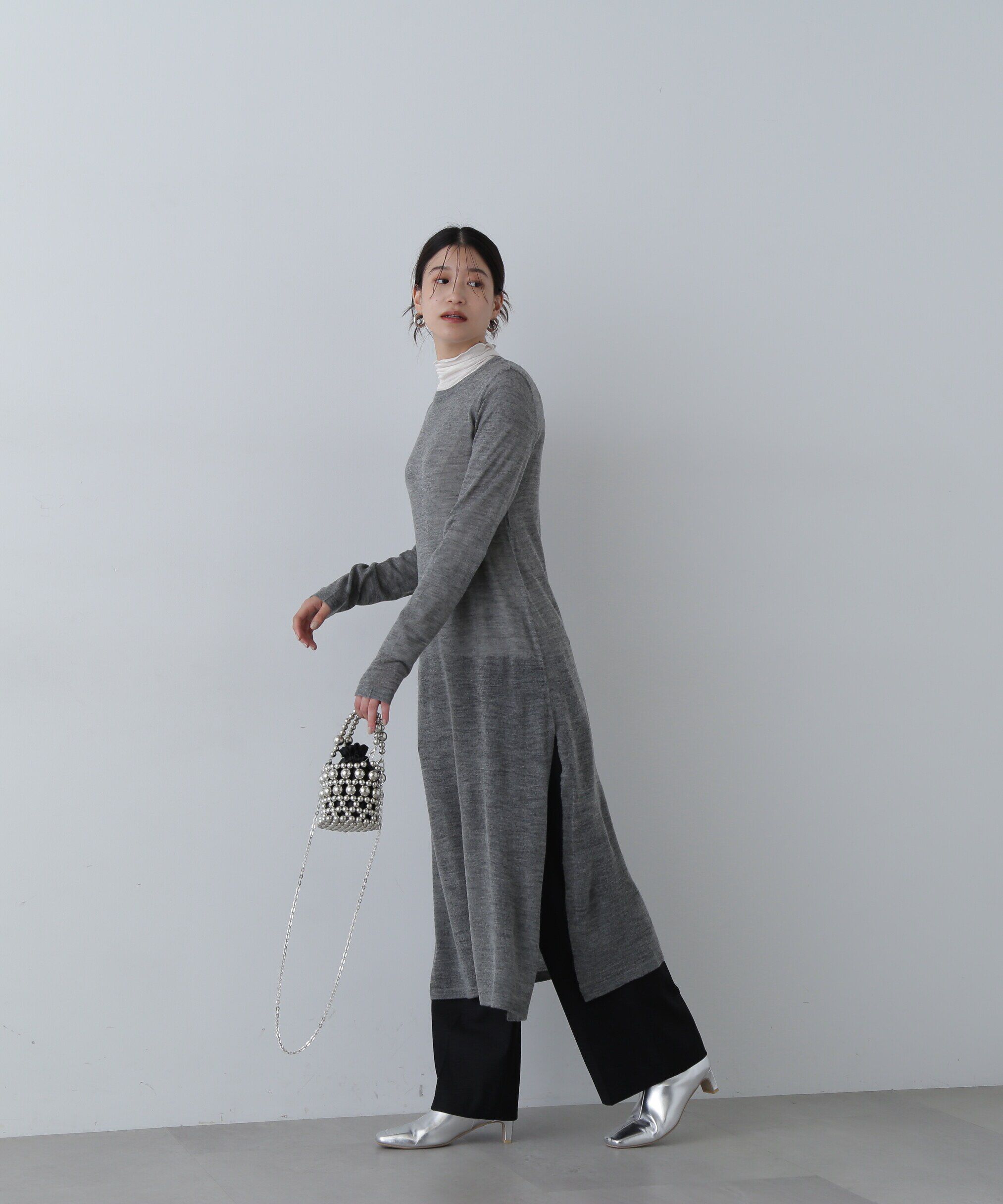  「シアーニットワンピース」|ワンピース|