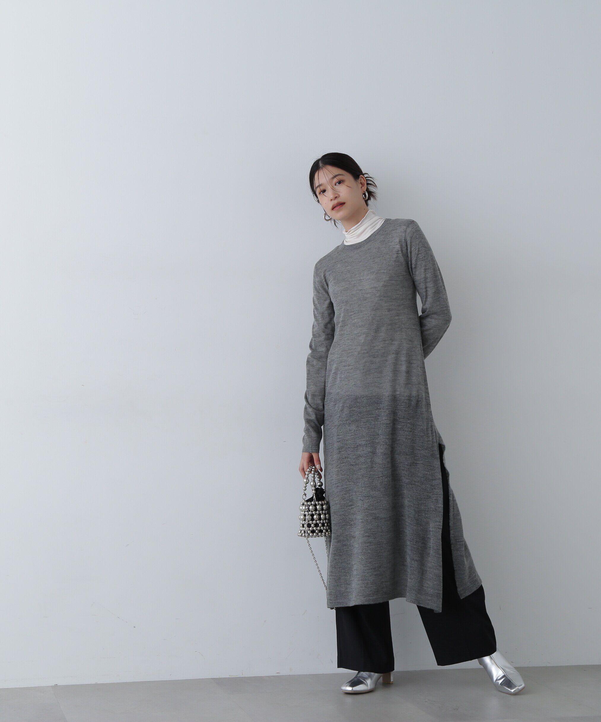  「シアーニットワンピース」|ワンピース|