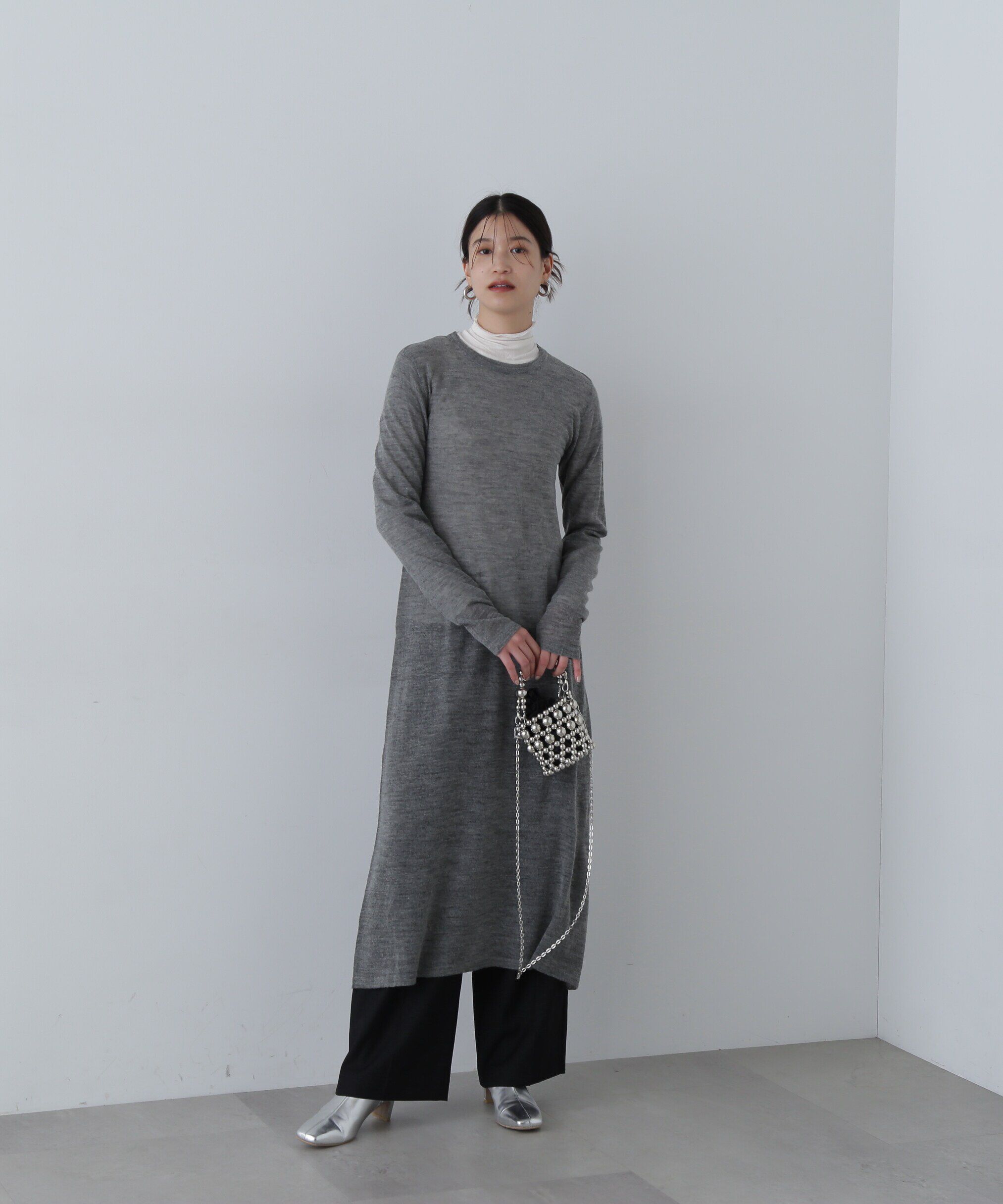  「シアーニットワンピース」|ワンピース|