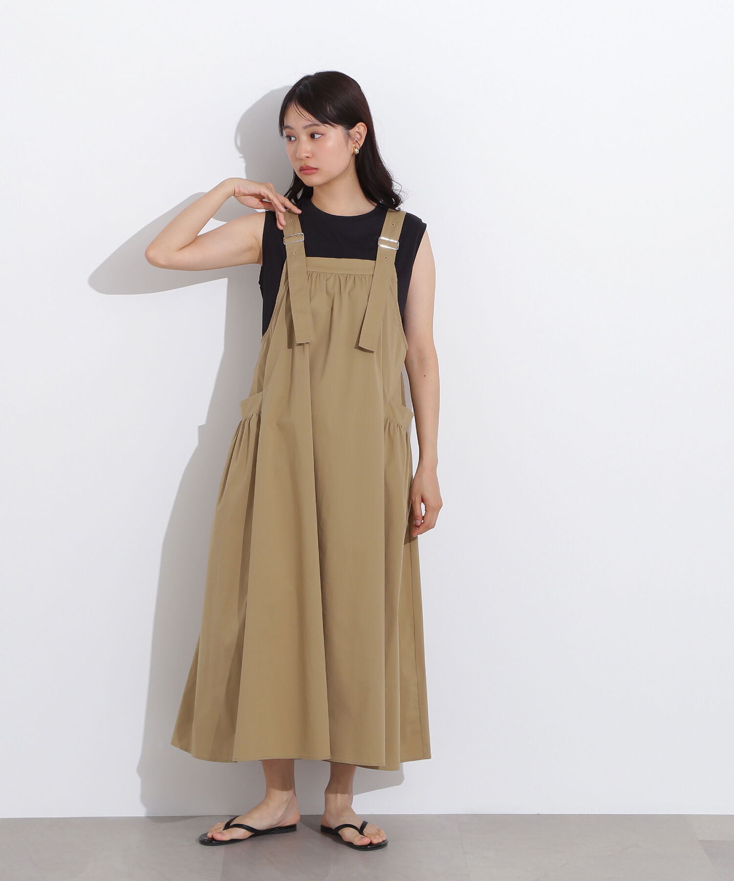  「メタルプレートノースリーブカットソー」|Tシャツ・カットソー|