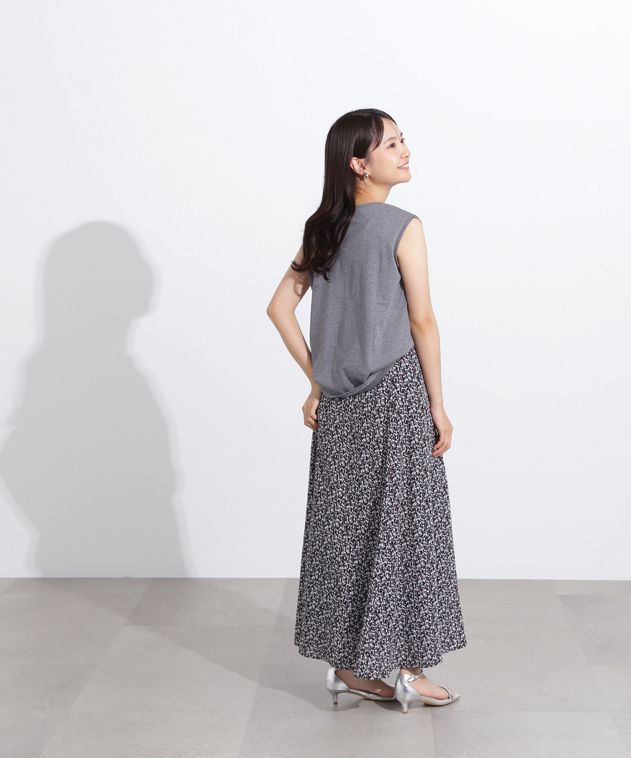  「メタルプレートノースリーブカットソー」|Tシャツ・カットソー|