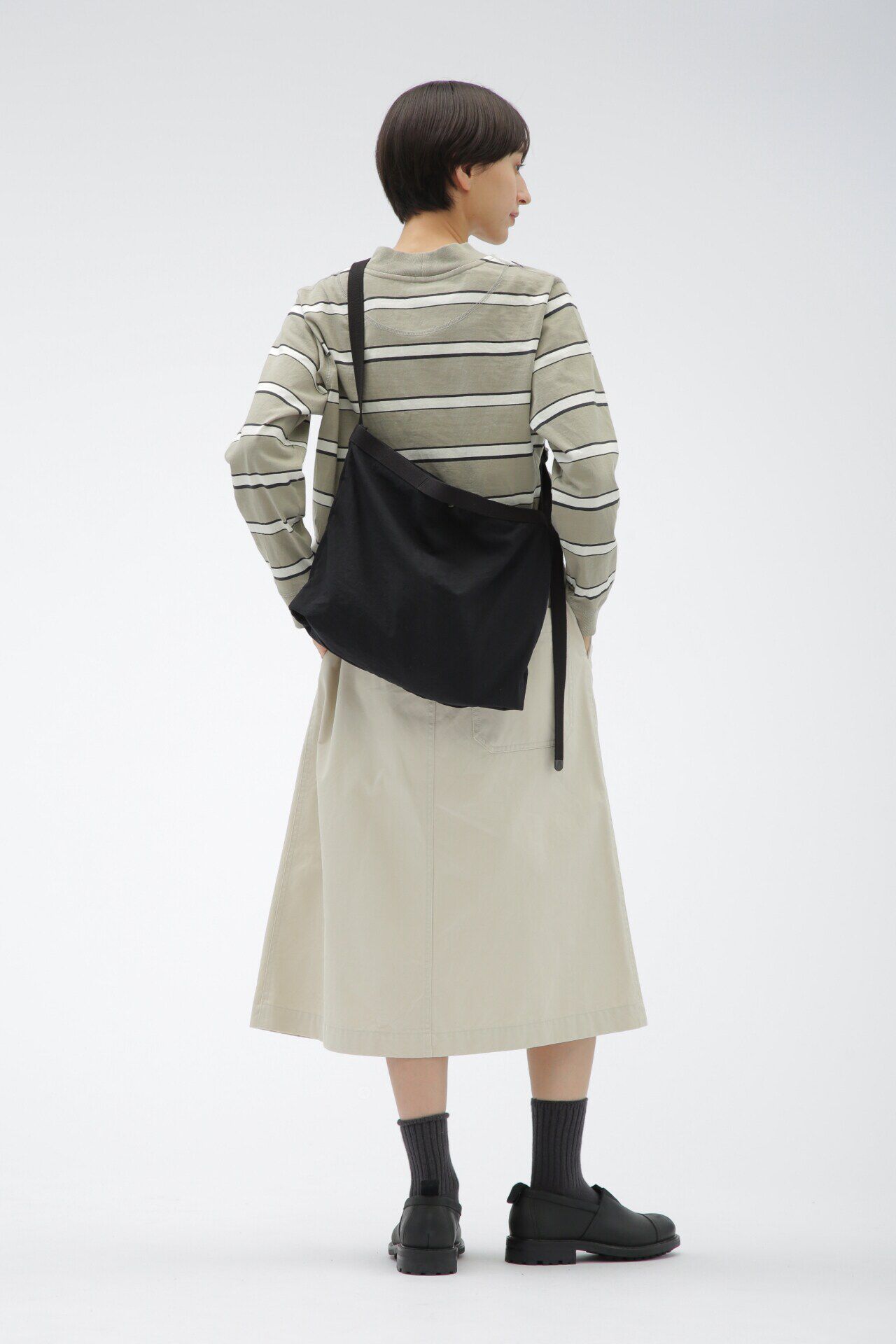 MHL.「OUTLINE STRIPE JERSEY」|Tシャツ・カットソー|