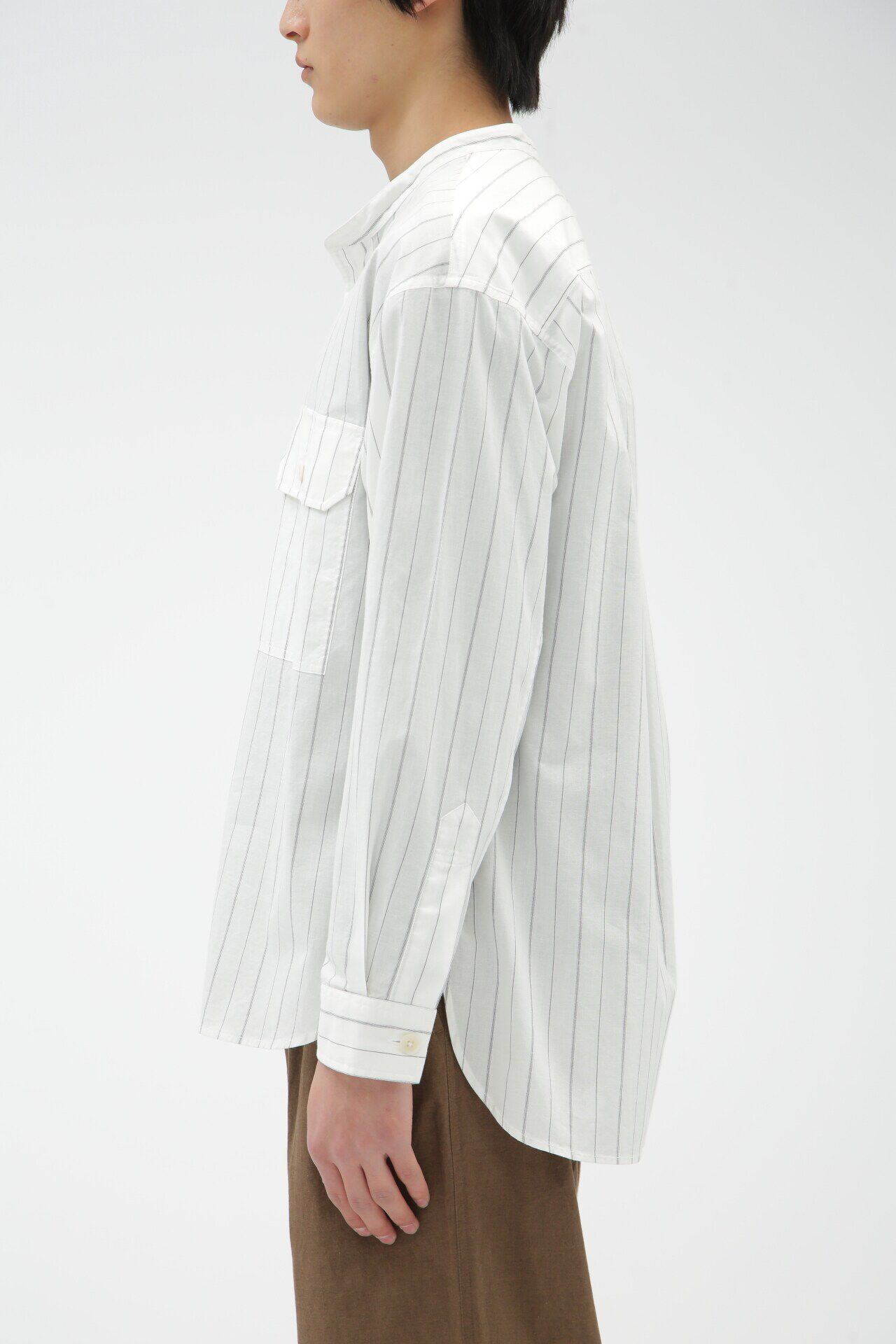 MHL.「GRAPHIC COTTON STRIPE」|シャツ・ブラウス|