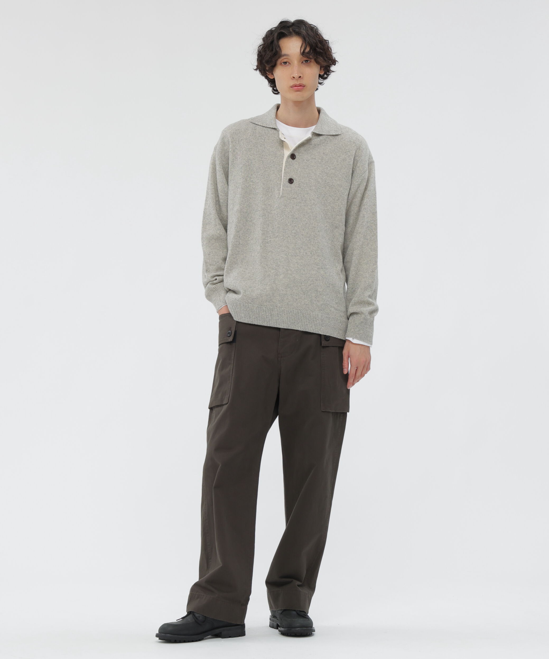 MHL.「WASHABLE DRY WOOL KNITWEAR」|ニット・セーター|