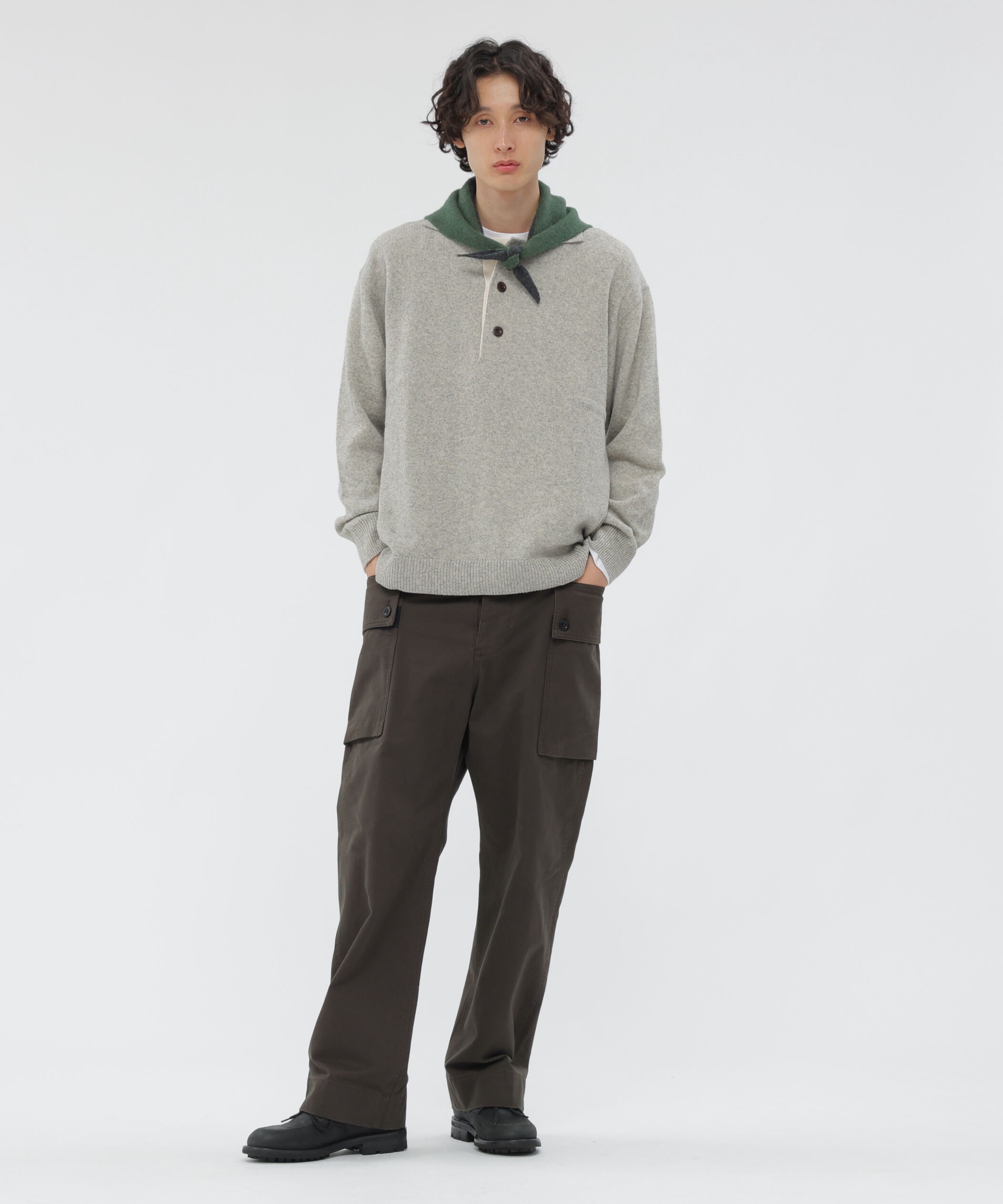 MHL.「WASHABLE DRY WOOL KNITWEAR」|ニット・セーター|