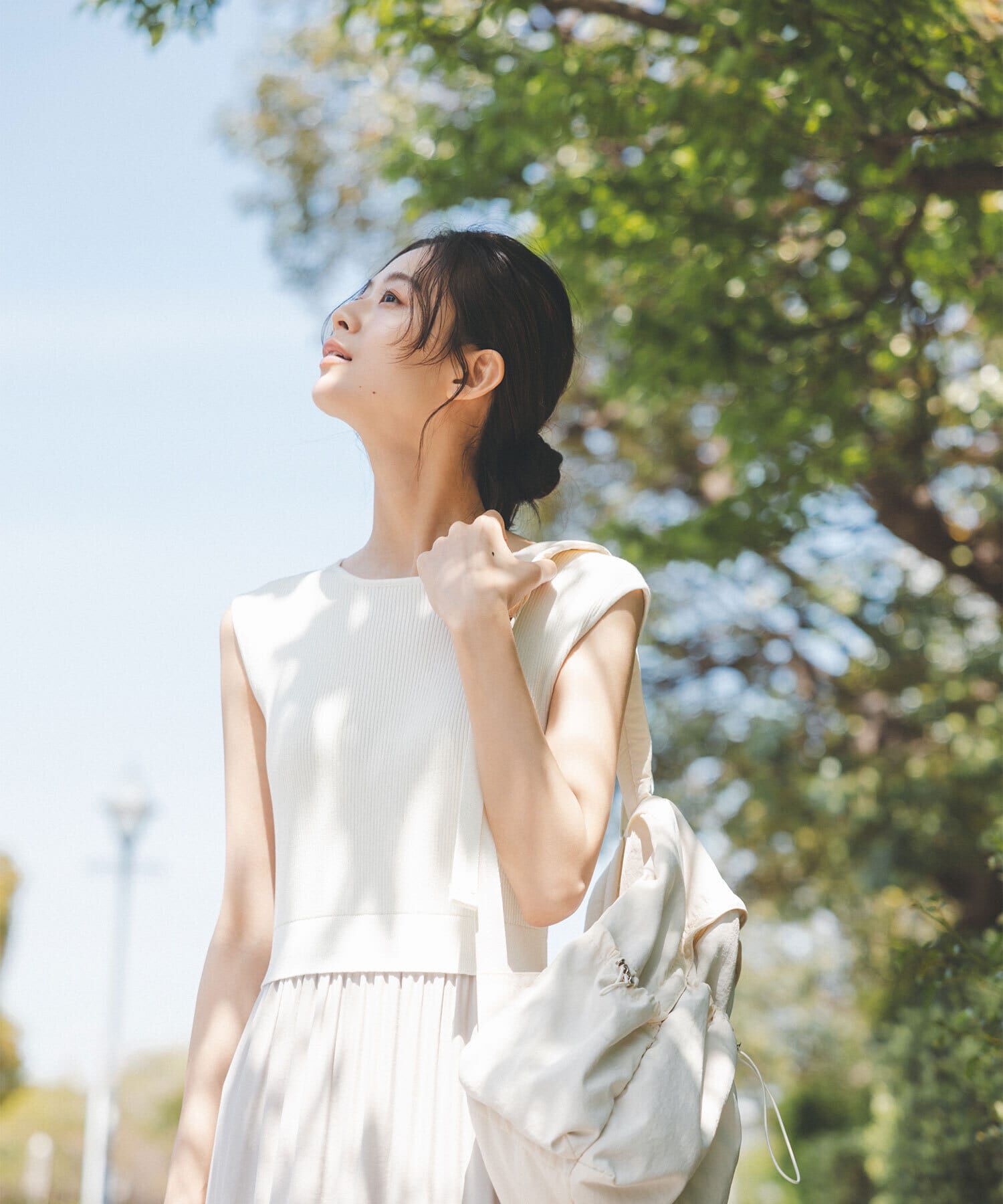  「ティアードドッキングニットワンピース」|ワンピース|