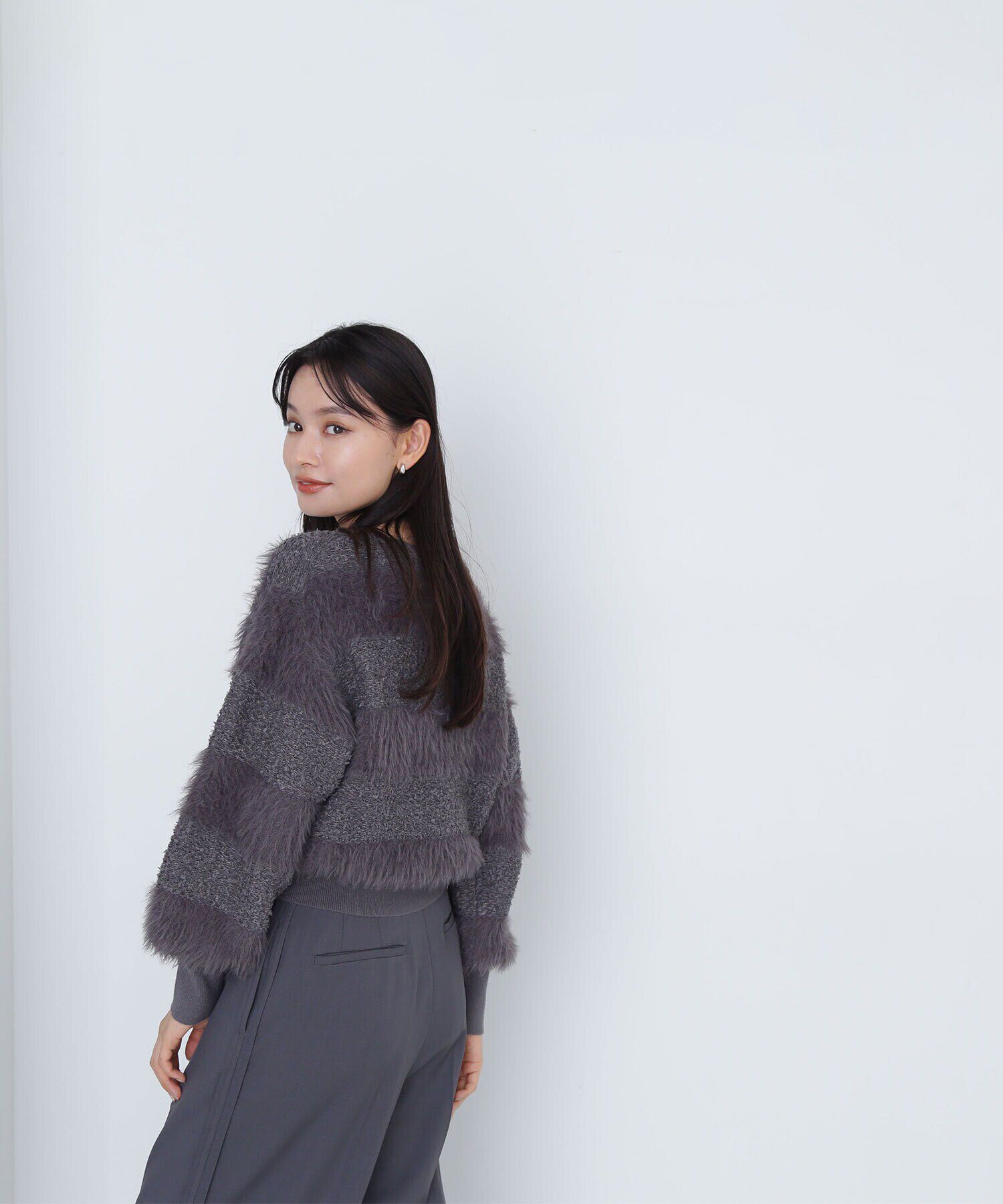  「フェザーミックスツイードニット　24AW」|ニット・セーター|