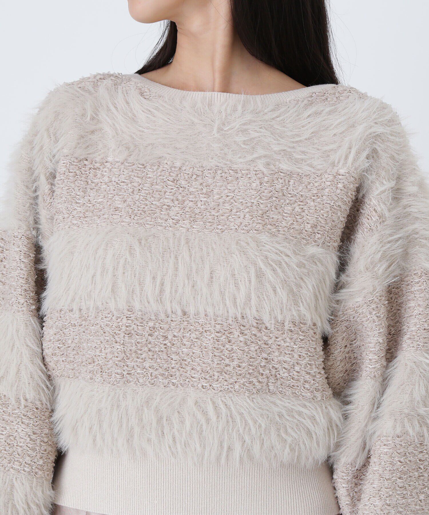  「フェザーミックスツイードニット　24AW」|ニット・セーター|