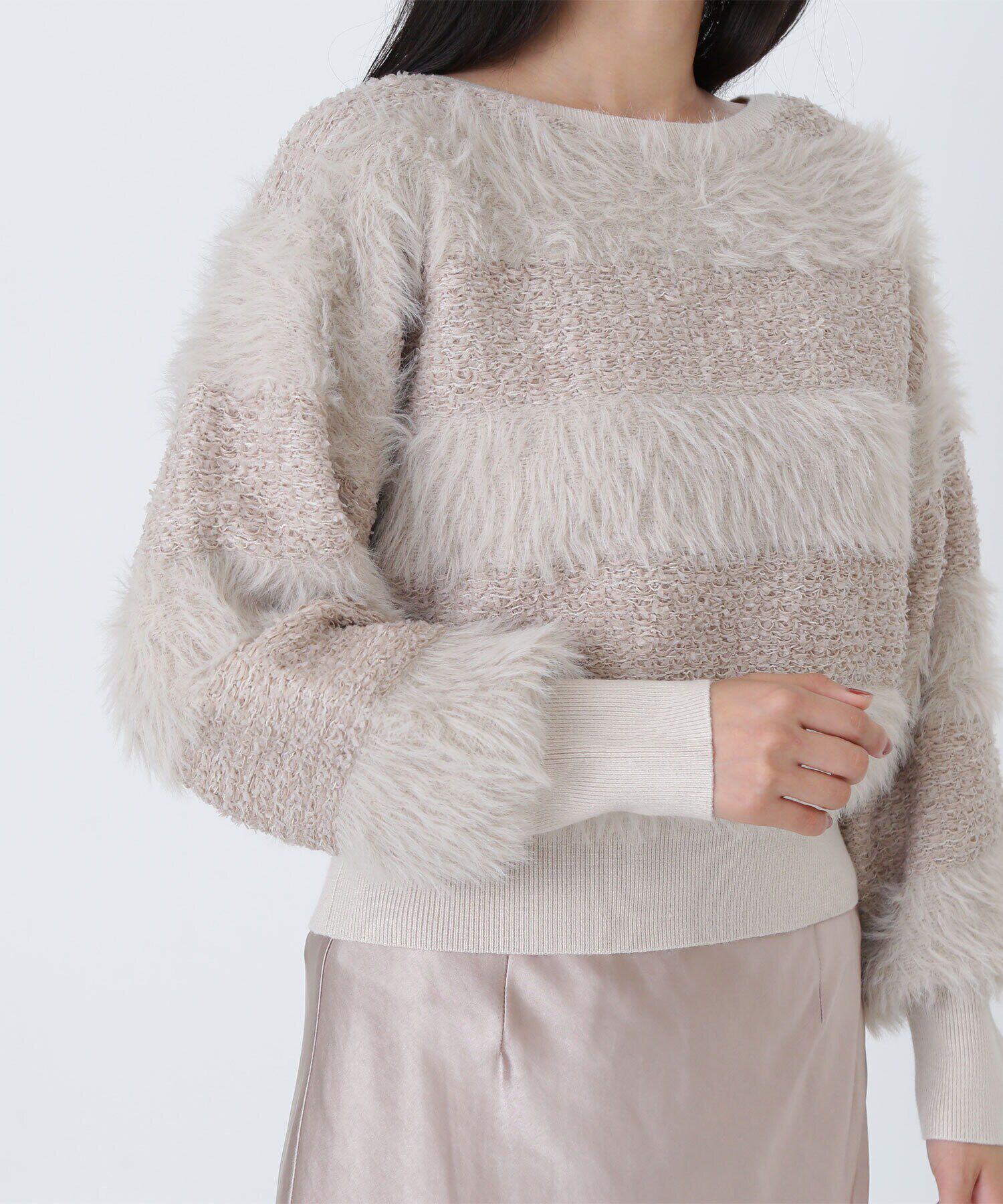  「フェザーミックスツイードニット　24AW」|ニット・セーター|