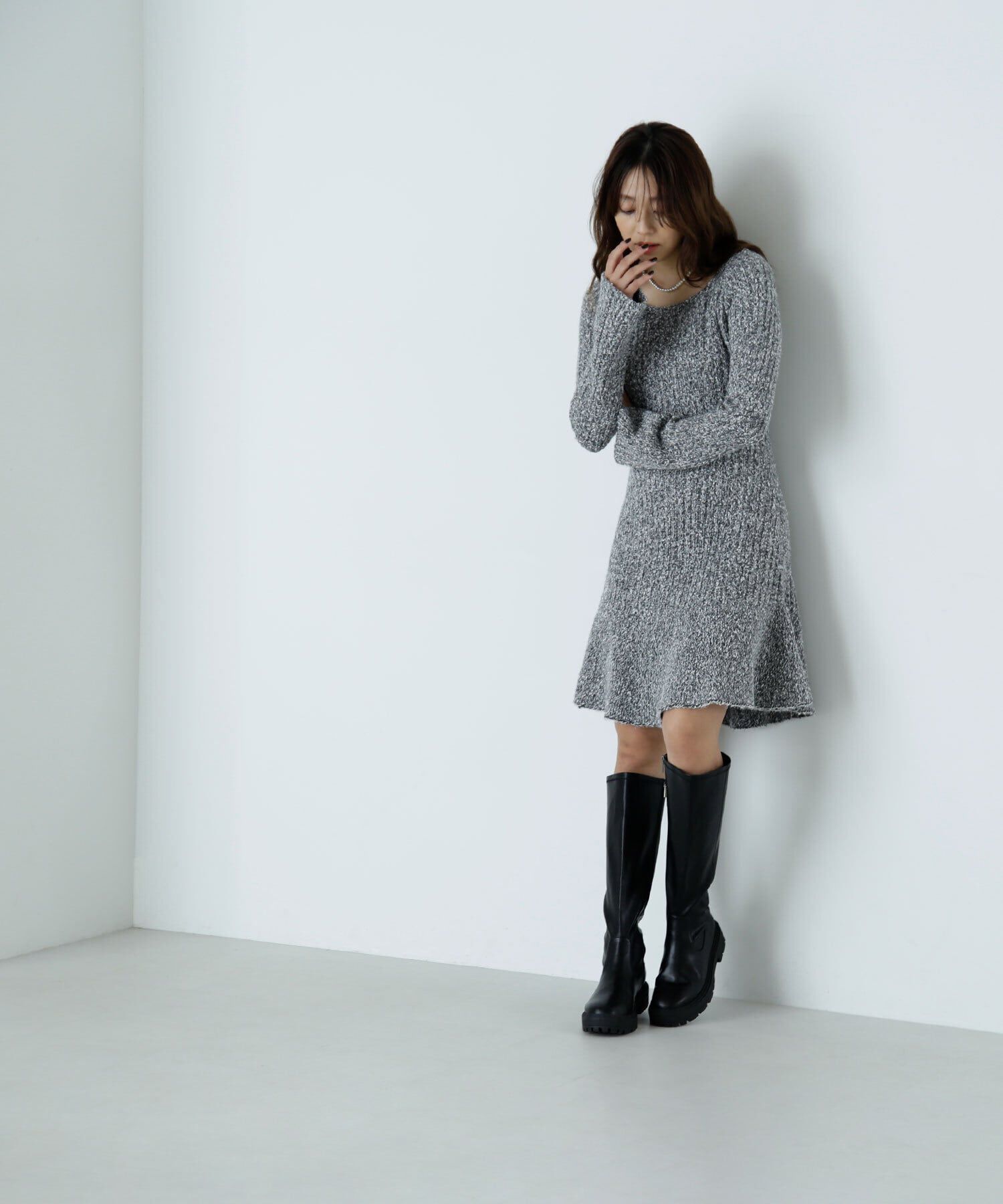 「ツイードミニワンピース」|ワンピース|