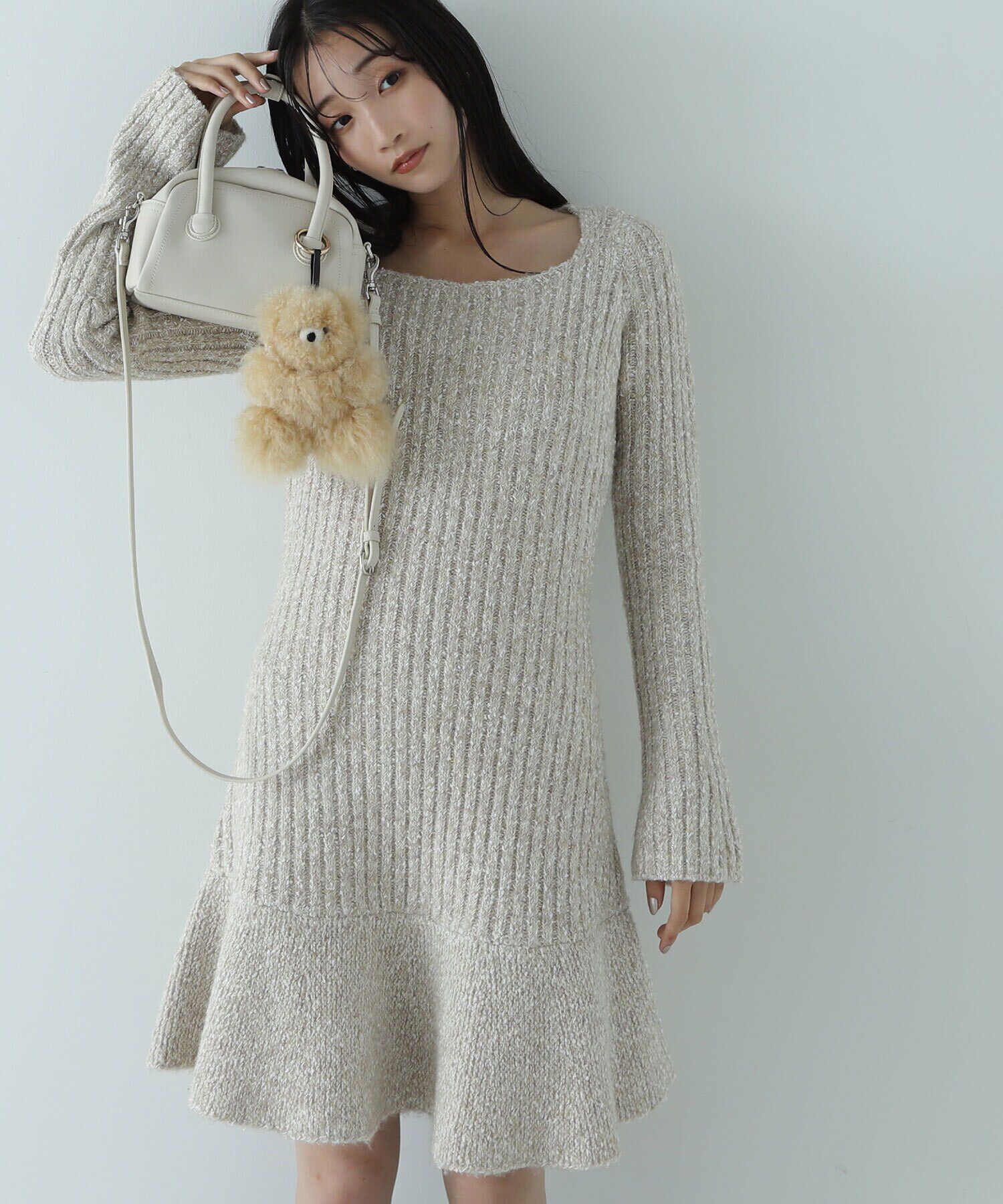  「ツイードミニワンピース」|ワンピース|