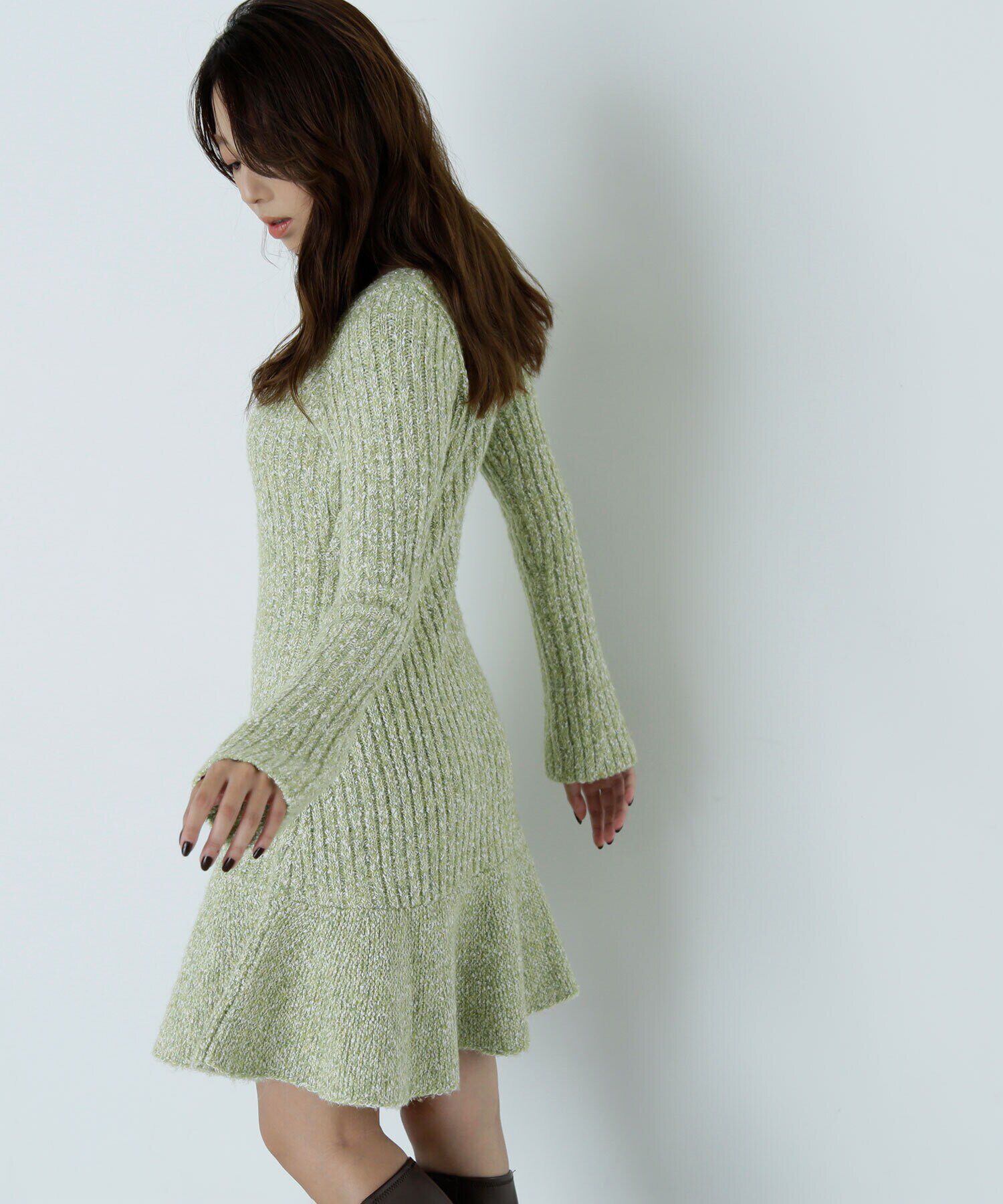  「ツイードミニワンピース」|ワンピース|