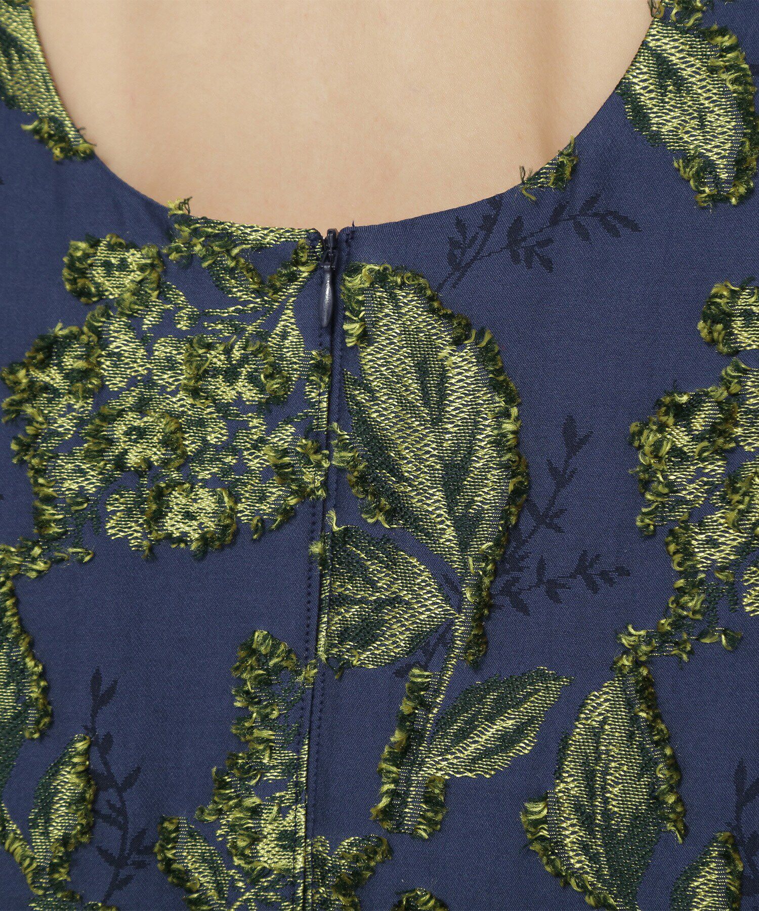  「カットジャガードミニワンピース」|ワンピース|