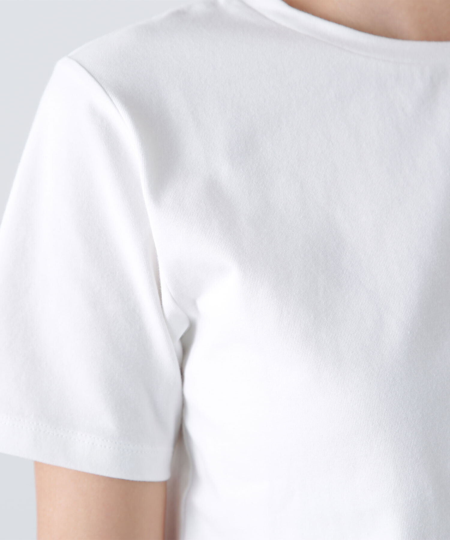  「ワンポイントコンパクトTシャツ」|Tシャツ・カットソー|