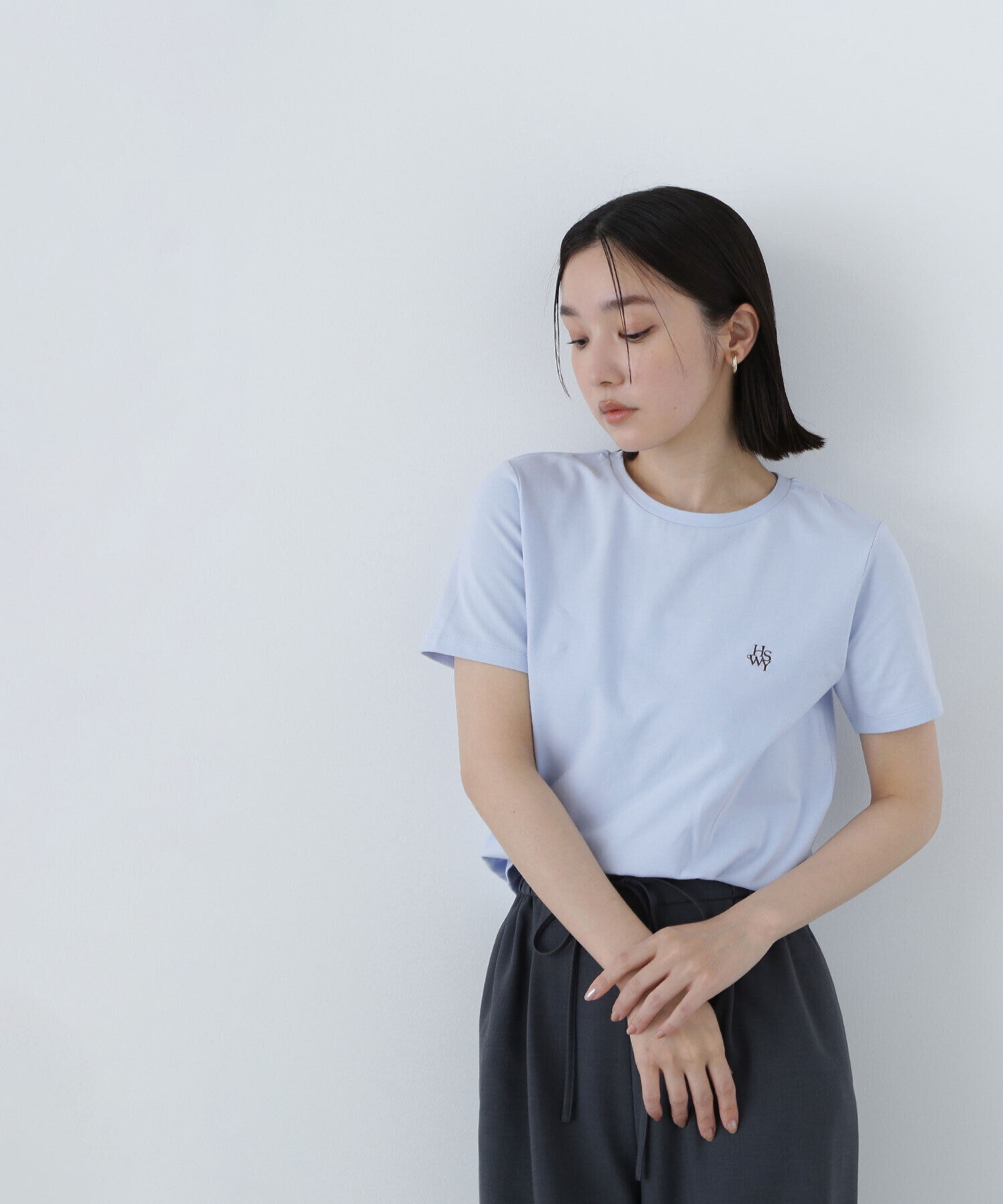  「ワンポイントコンパクトTシャツ」|Tシャツ・カットソー|