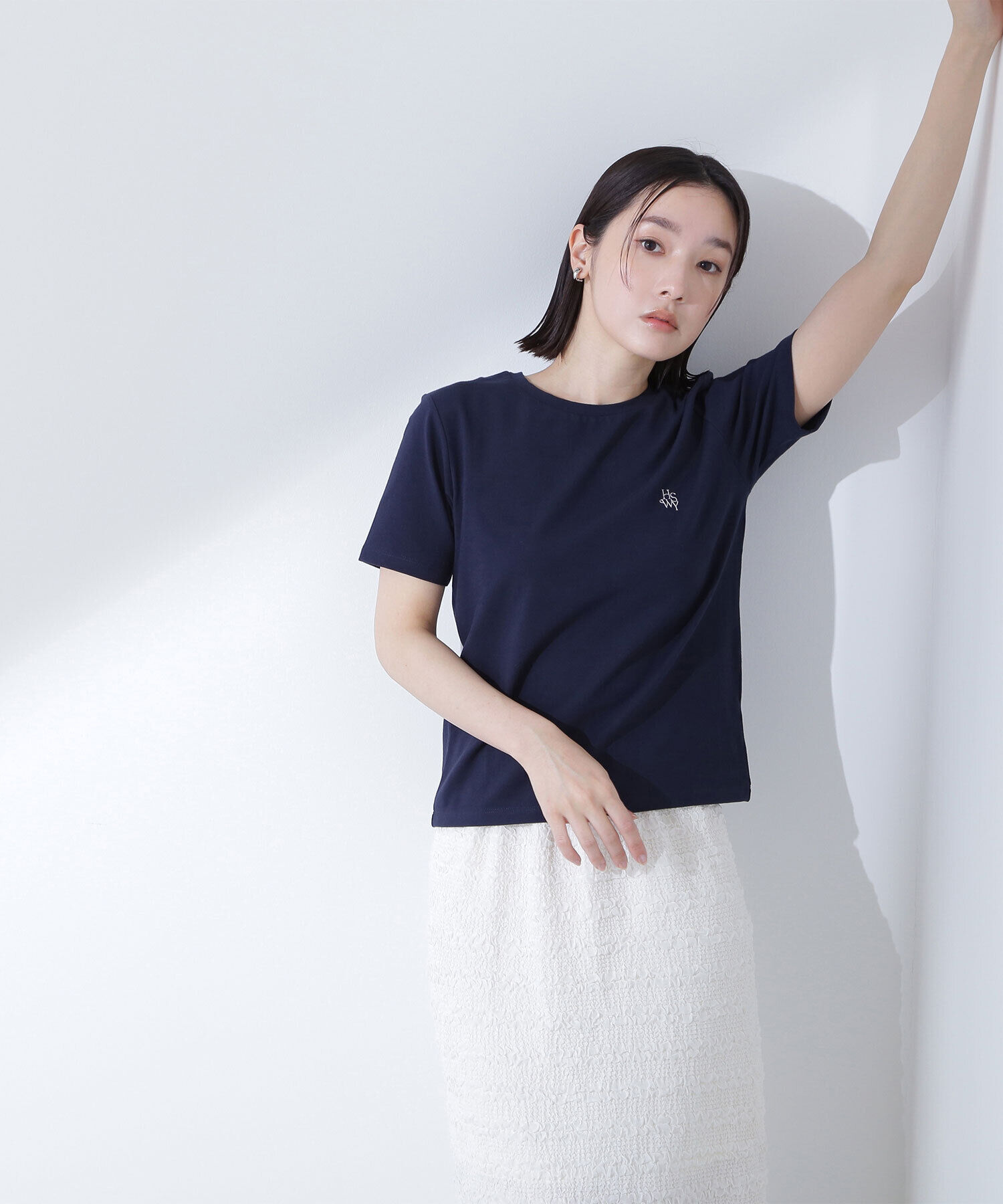  「ワンポイントコンパクトTシャツ」|Tシャツ・カットソー|