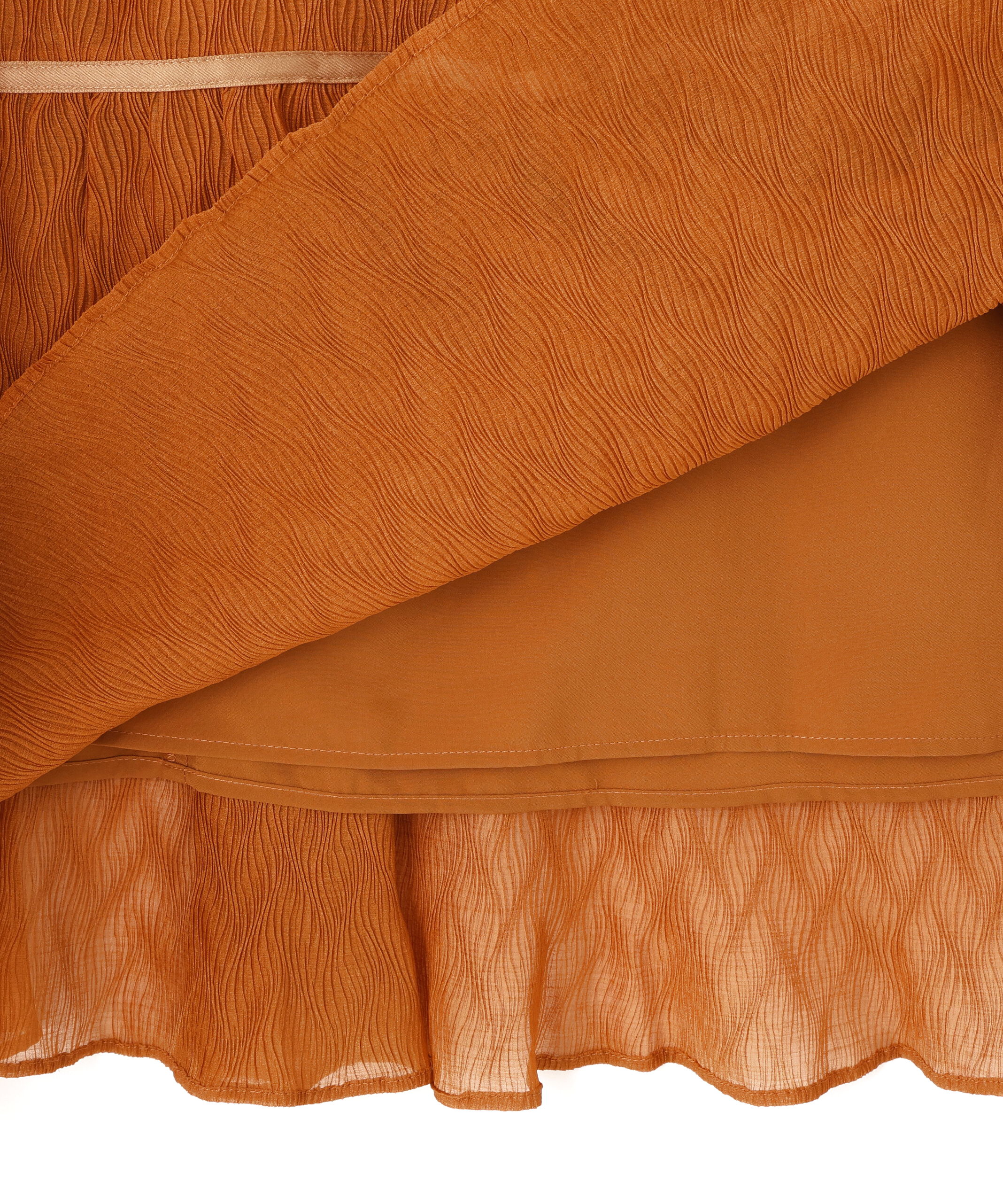  「Vネックプリーツワンピース　　　　　　　」|ワンピース|