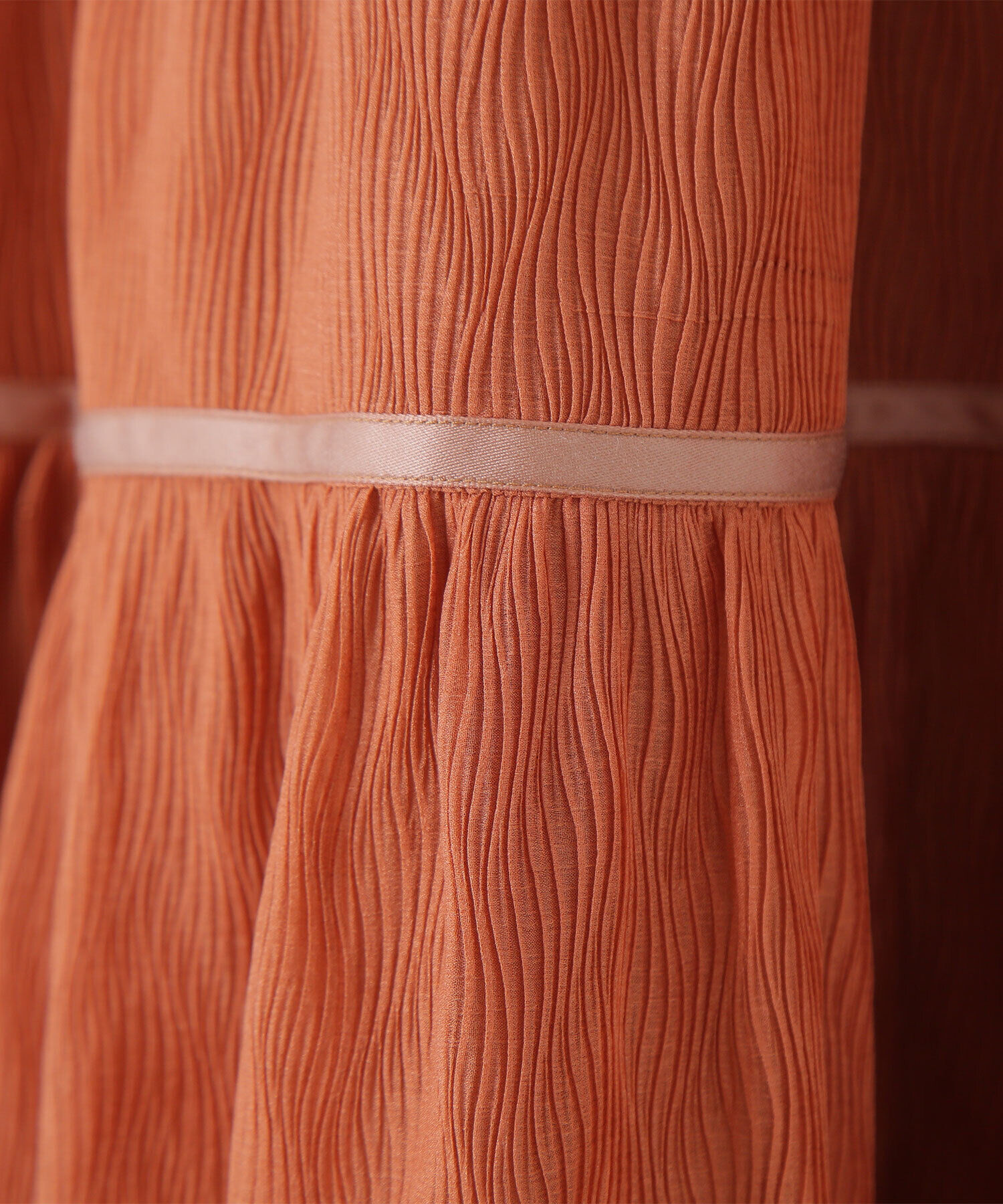  「Vネックプリーツワンピース　　　　　　　」|ワンピース|