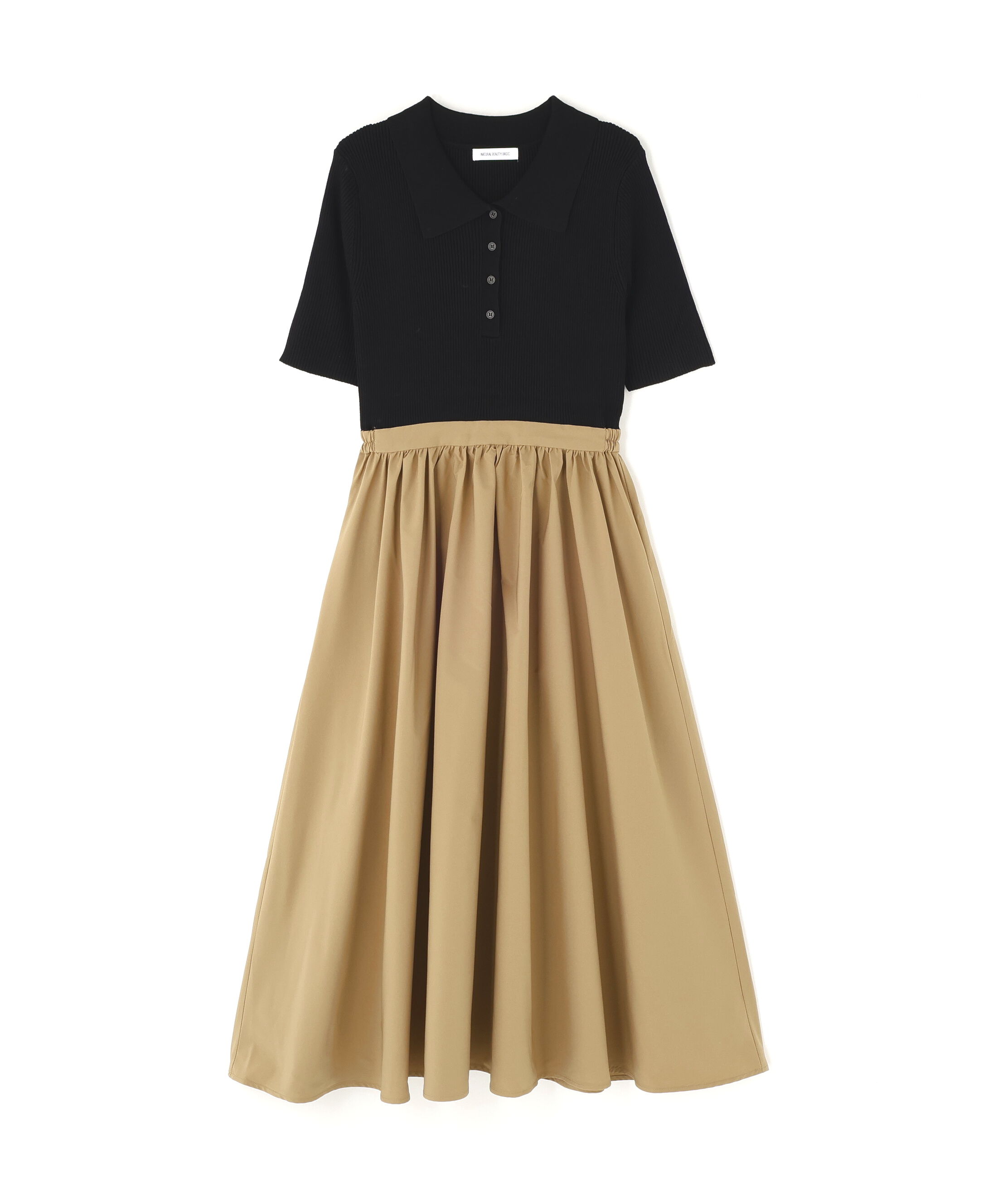  「ポロカラードッキングワンピース」|ワンピース|