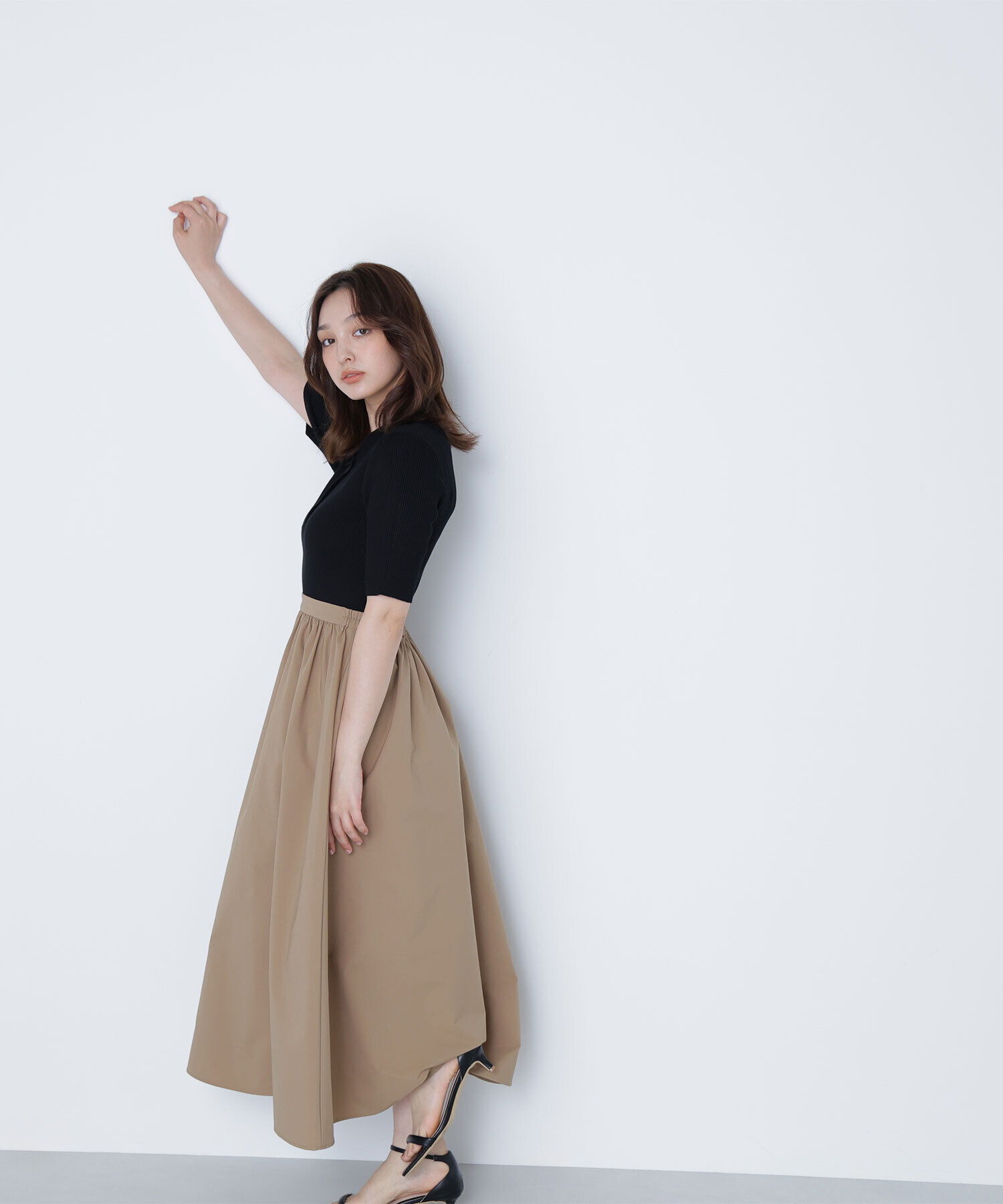  「ポロカラードッキングワンピース」|ワンピース|