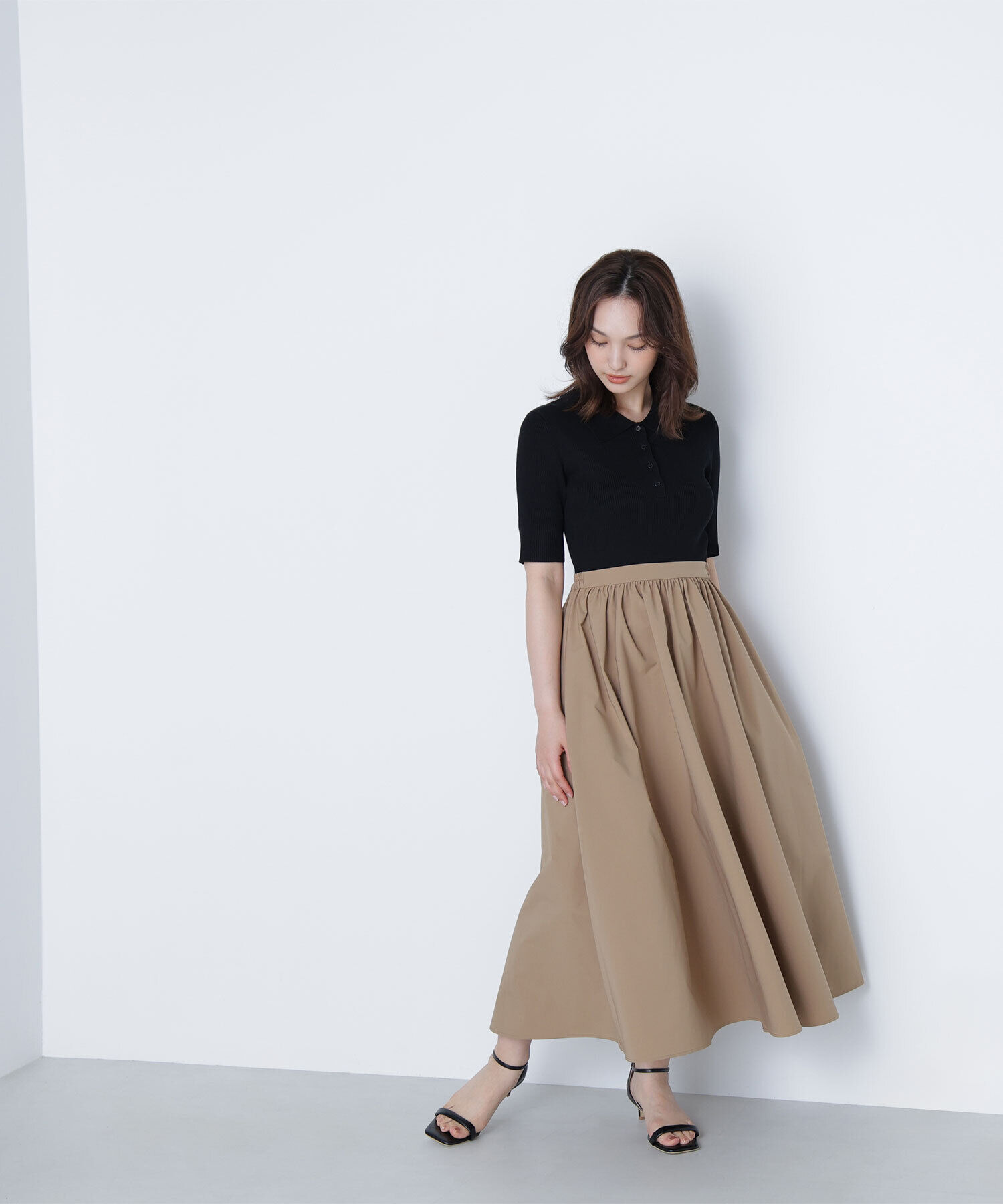  「ポロカラードッキングワンピース」|ワンピース|