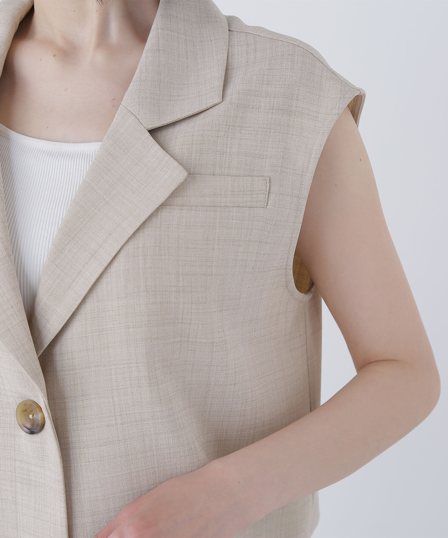  「クロップドジレセットアップ」|ワンピース|