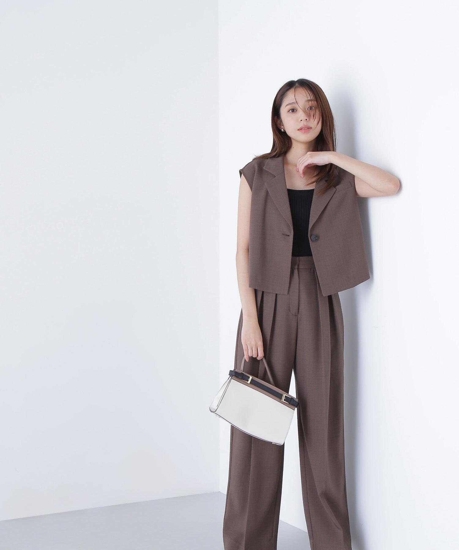  「クロップドジレセットアップ」|ワンピース|