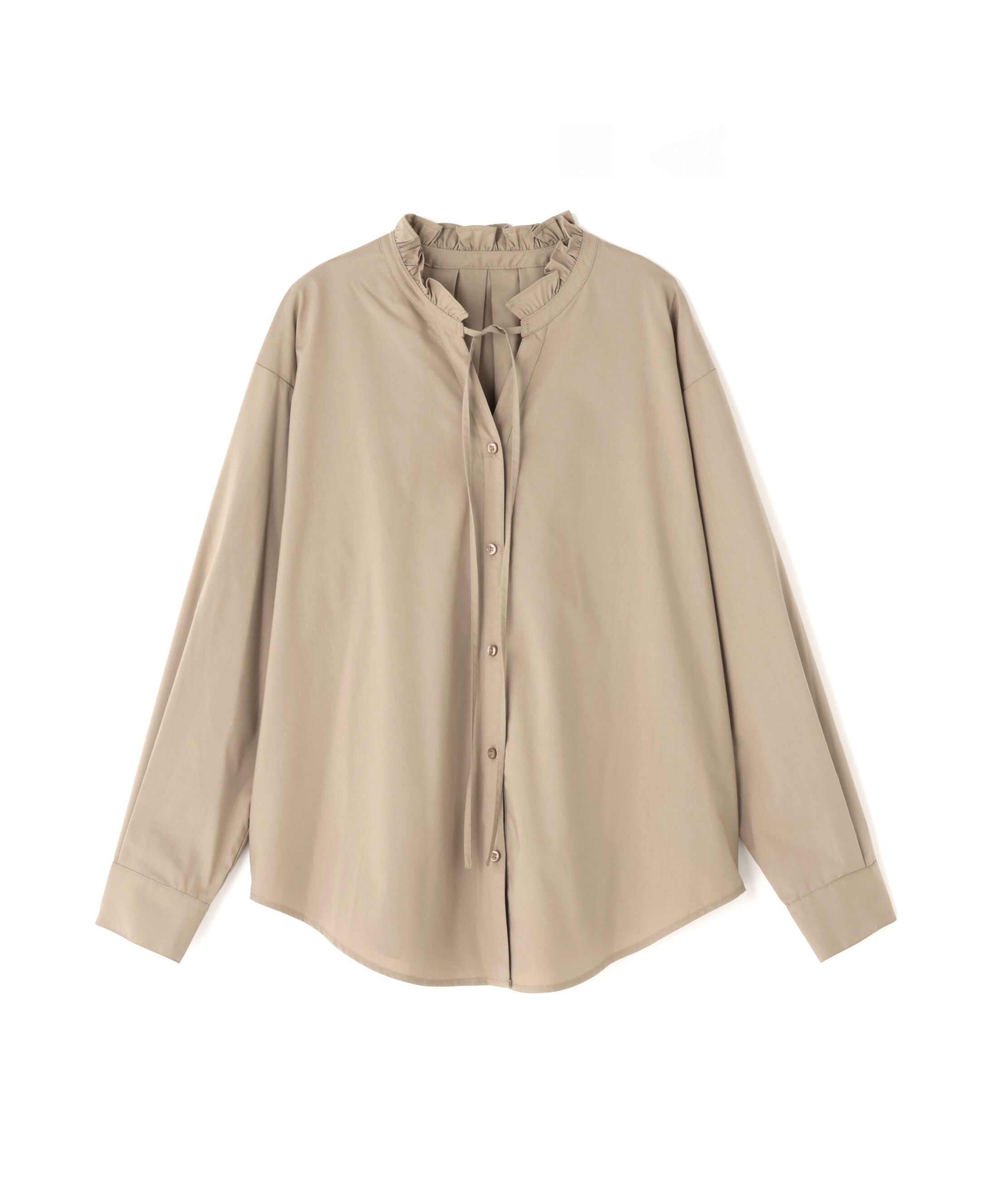  「フリルネックスキッパーブラウス」|シャツ・ブラウス|