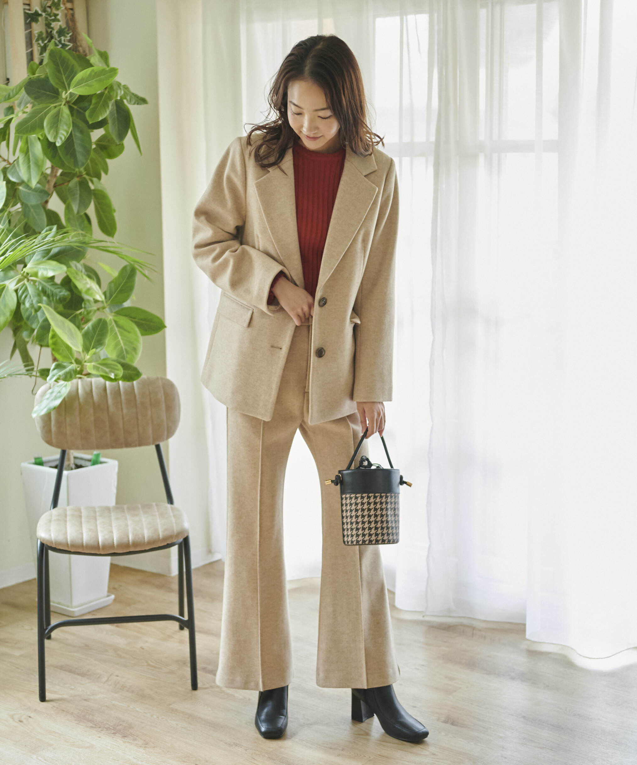  「[Sシリーズ対応商品]起毛テーラードジャケット」|その他|