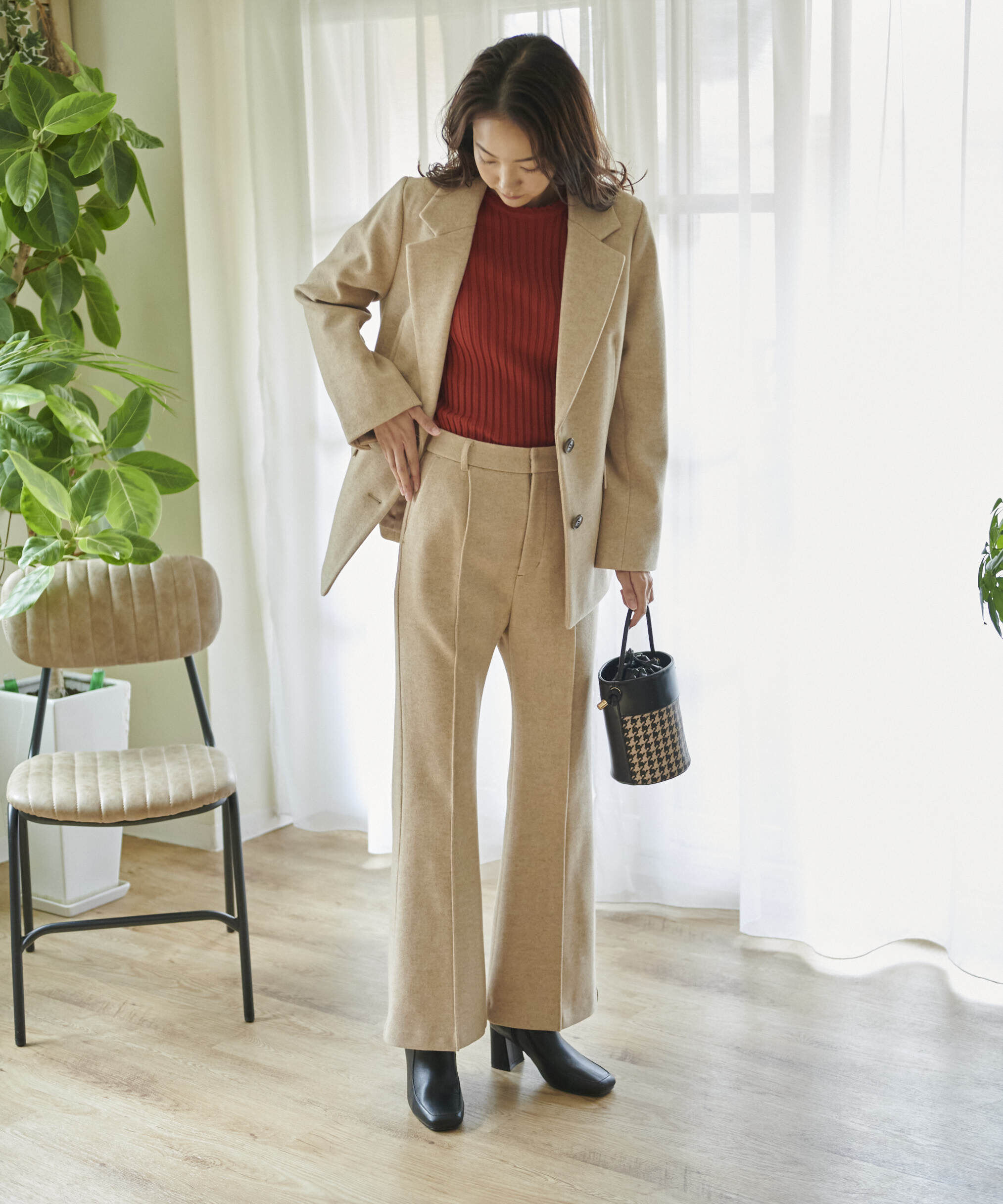  「[Sシリーズ対応商品]起毛テーラードジャケット」|その他|