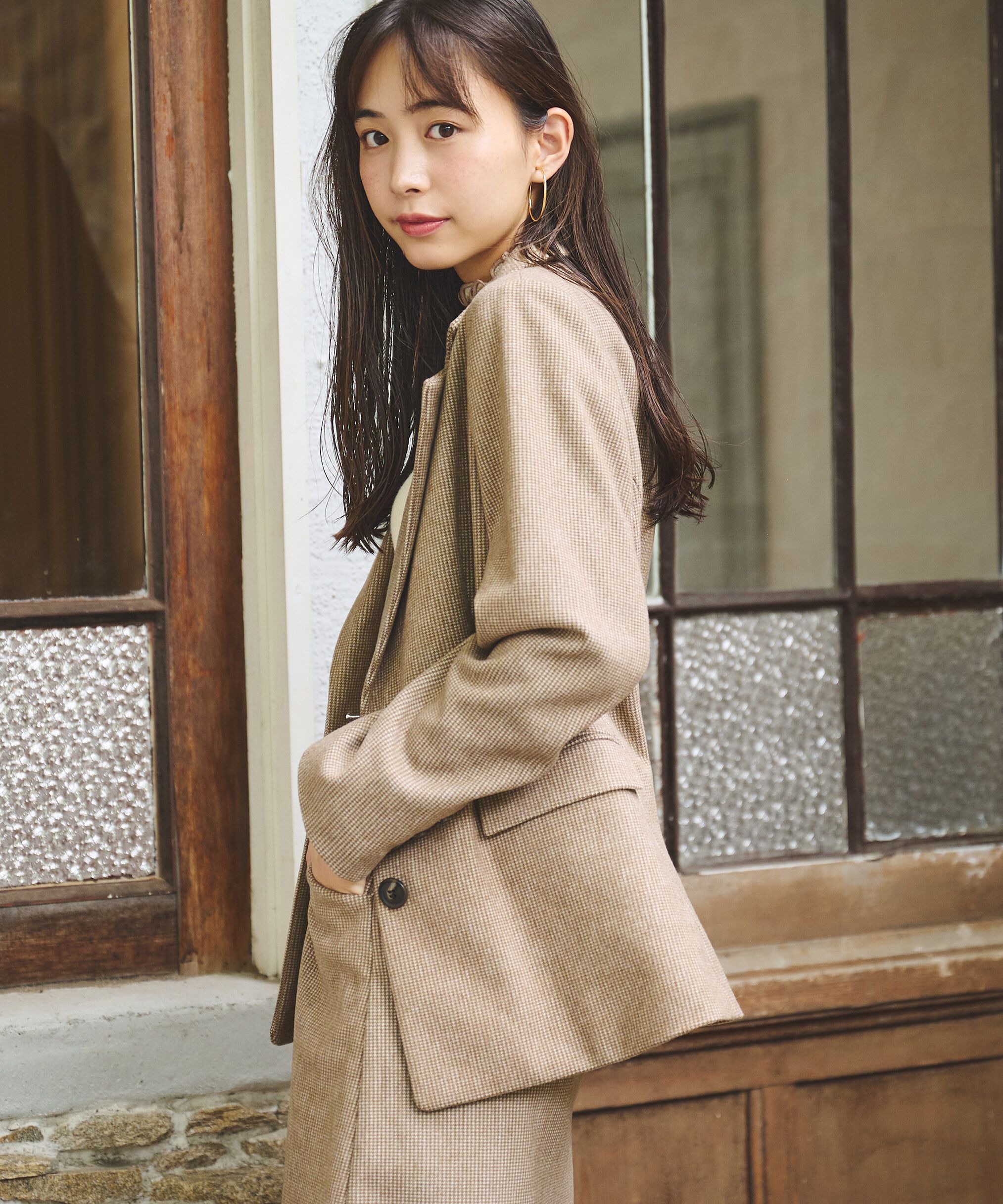  「[Sシリーズ対応商品]起毛テーラードジャケット」|その他|