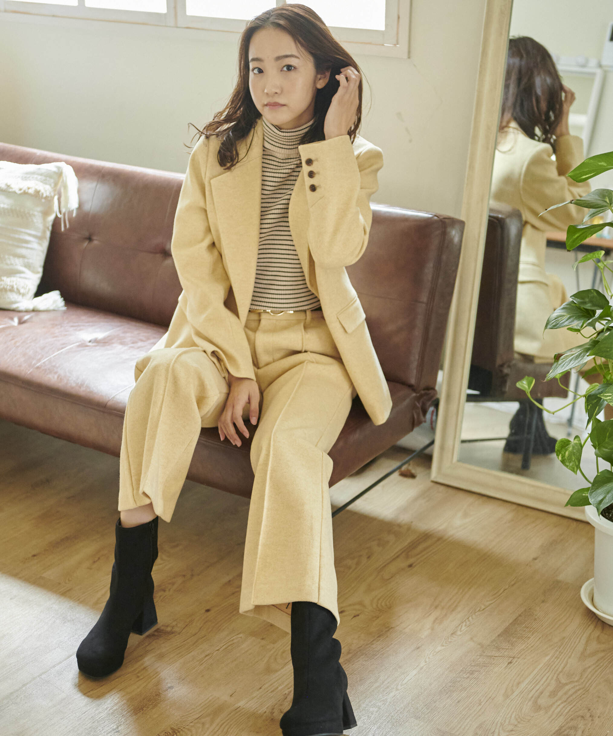  「[Sシリーズ対応商品]起毛テーラードジャケット」|その他|