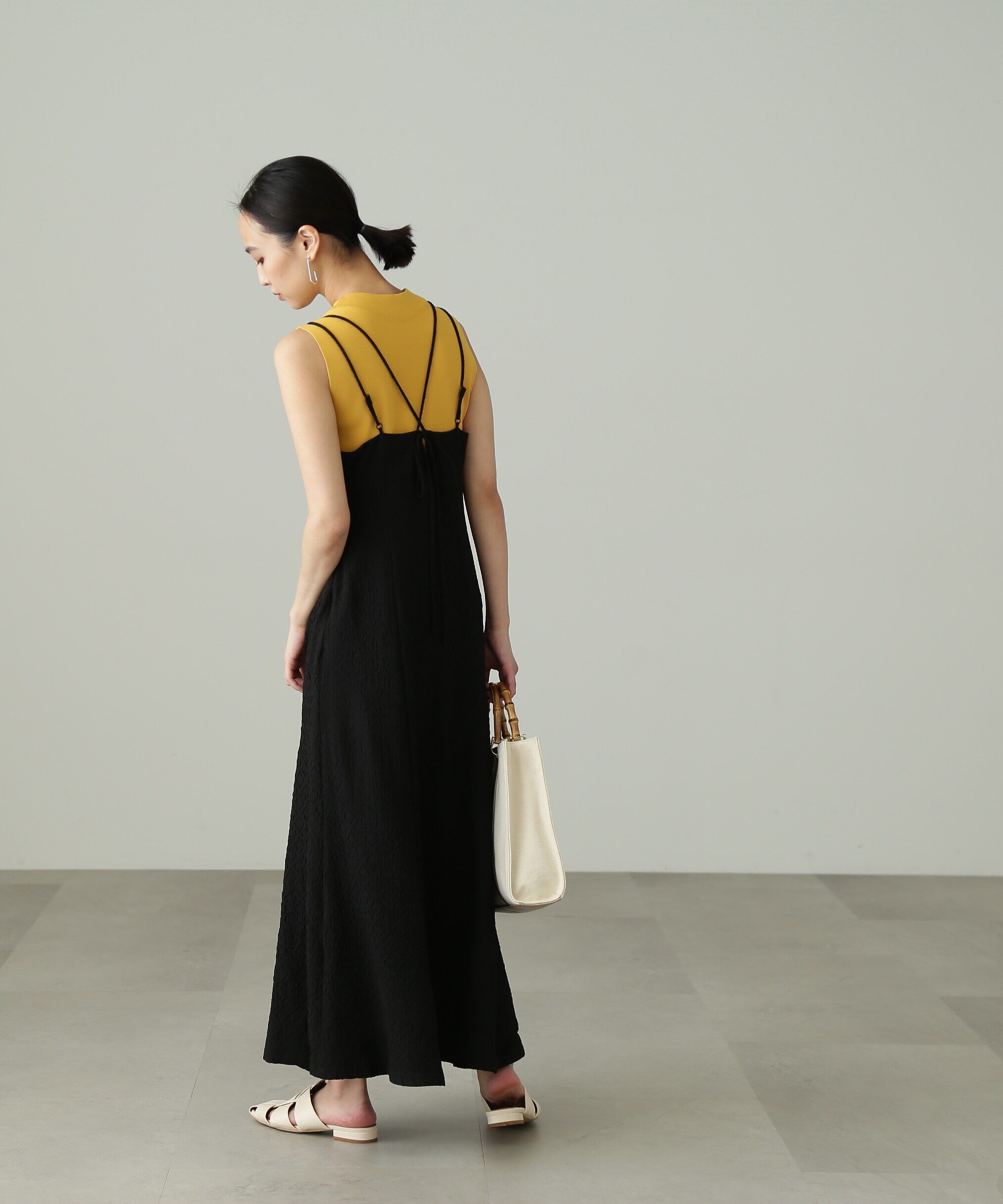  「[低身長サイズ/Sシリーズ]ワッシャーマーメイドキャミワンピース」|ワンピース|