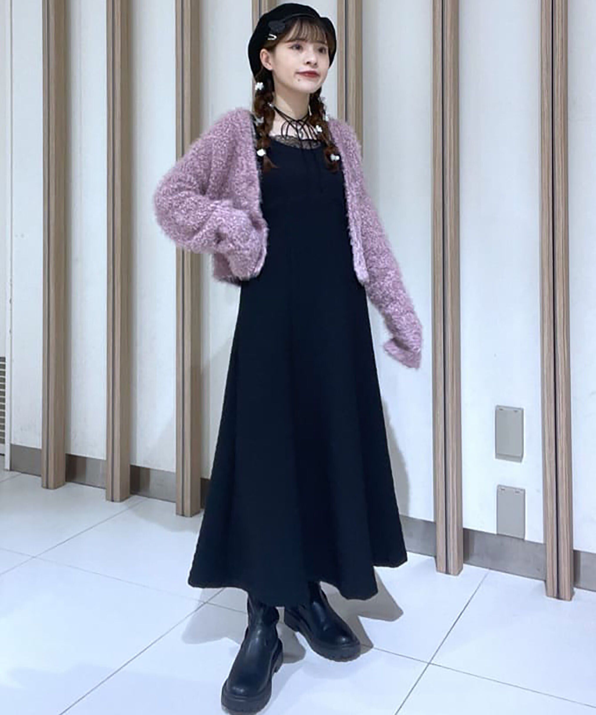  「[低身長サイズ/Sシリーズ]ワッシャーマーメイドキャミワンピース」|ワンピース|