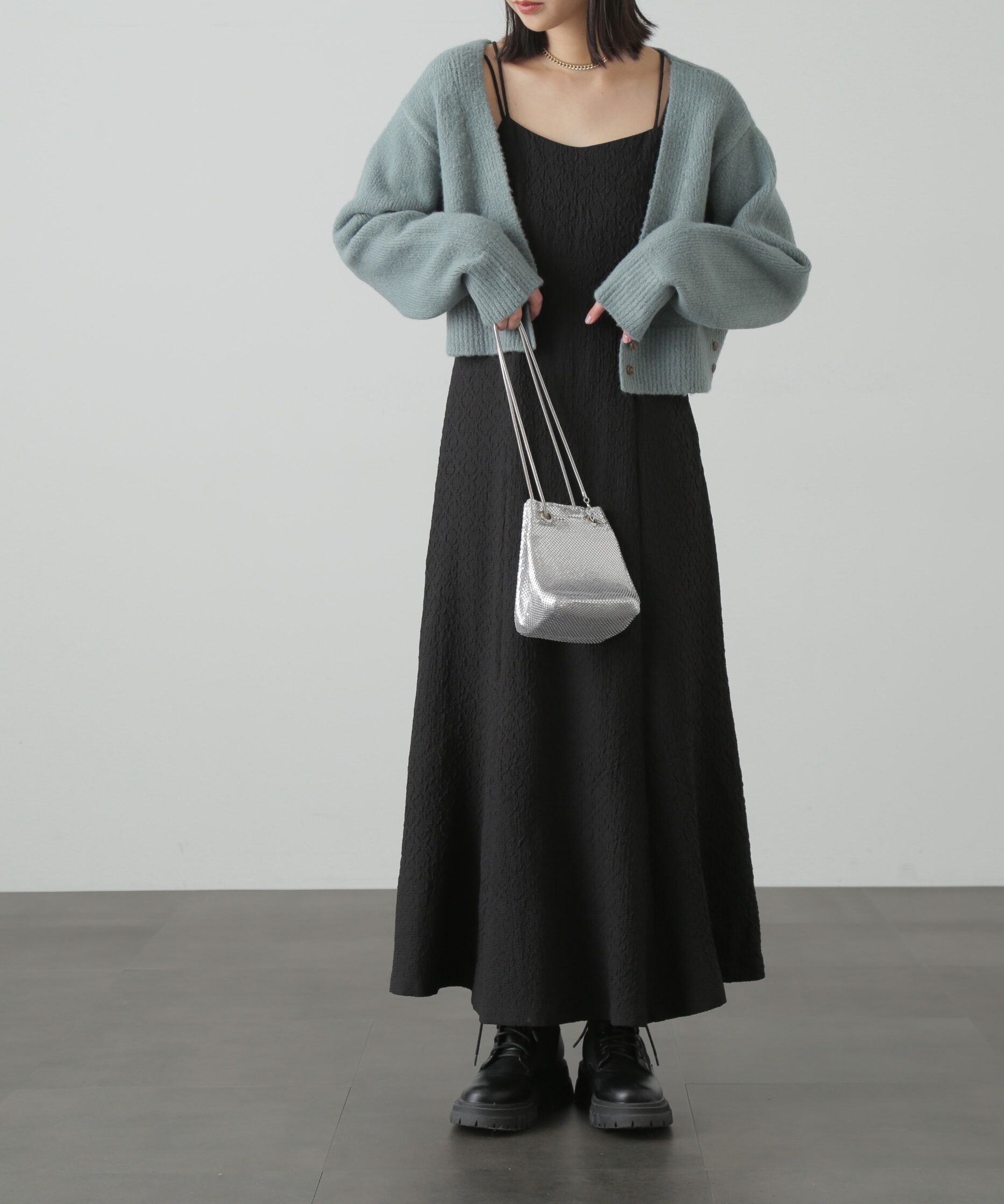  「[低身長サイズ/Sシリーズ]ワッシャーマーメイドキャミワンピース」|ワンピース|