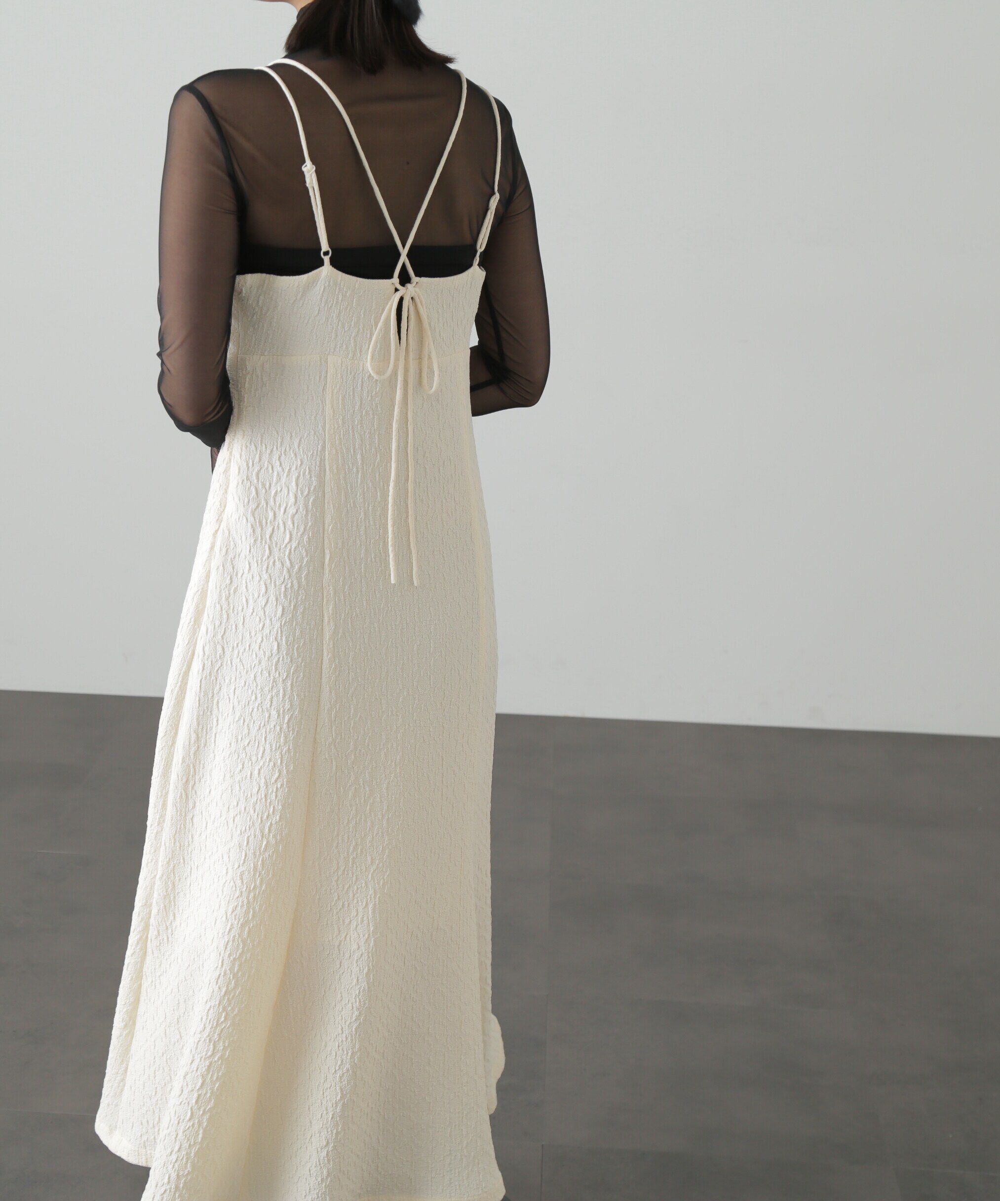  「[低身長サイズ/Sシリーズ]ワッシャーマーメイドキャミワンピース」|ワンピース|