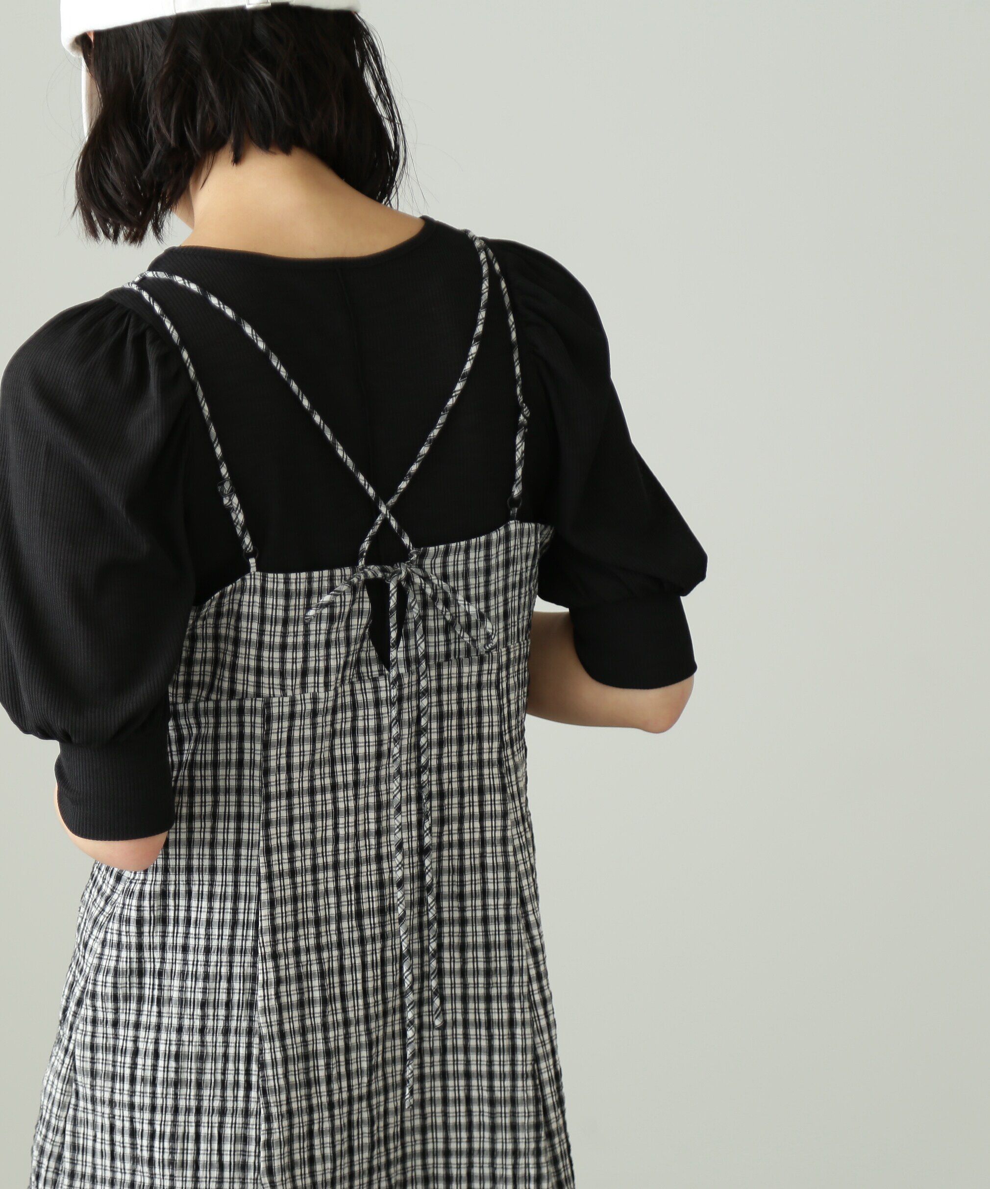  「[低身長サイズ/Sシリーズ]ワッシャーマーメイドキャミワンピース」|ワンピース|