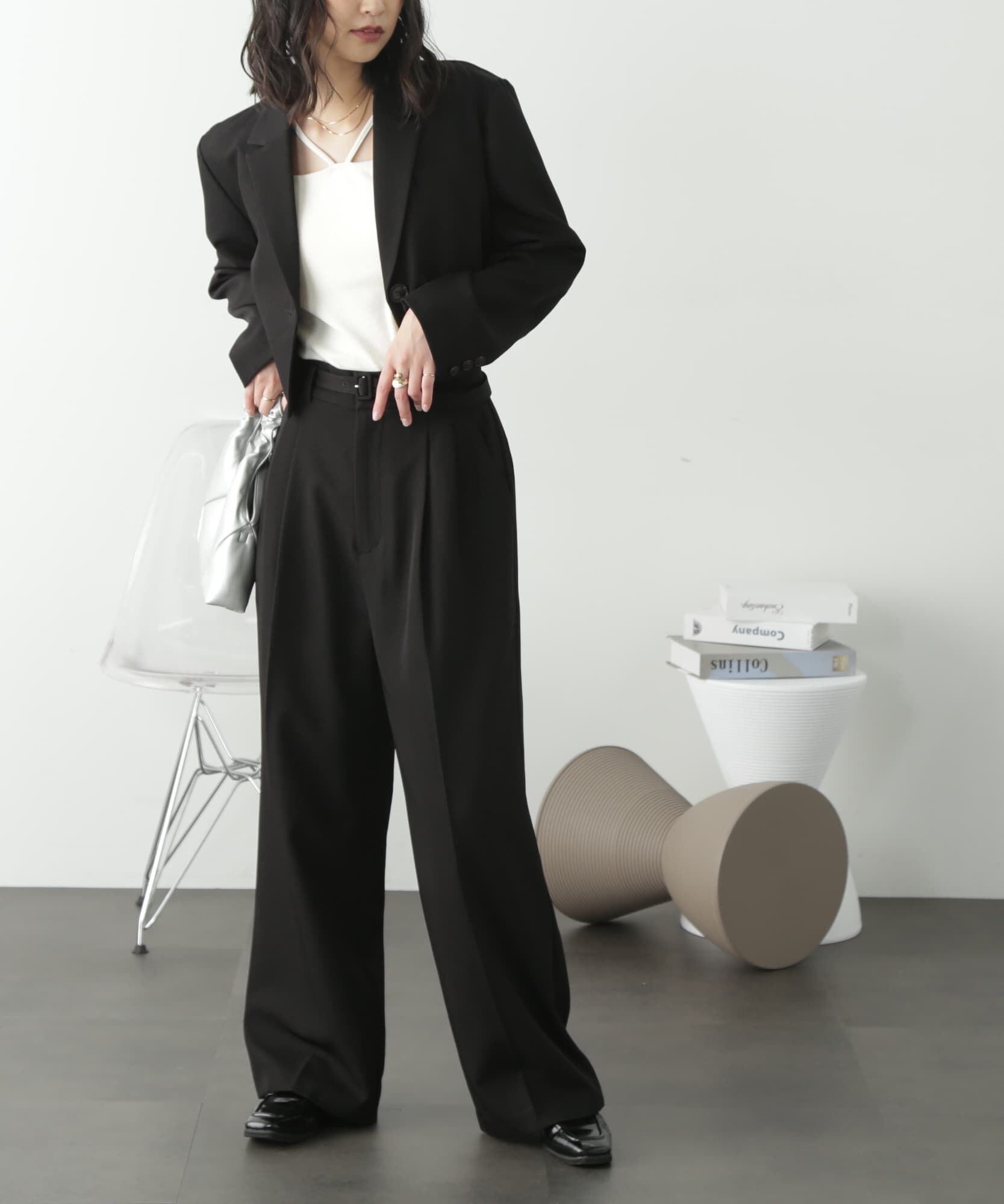  「＜SET UP対応＞ショート丈コンパクトジャケット」|その他|