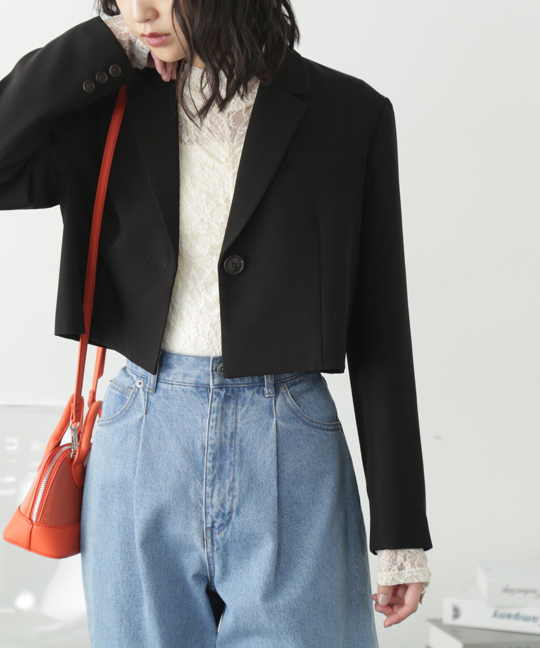  「＜SET UP対応＞ショート丈コンパクトジャケット」|その他|