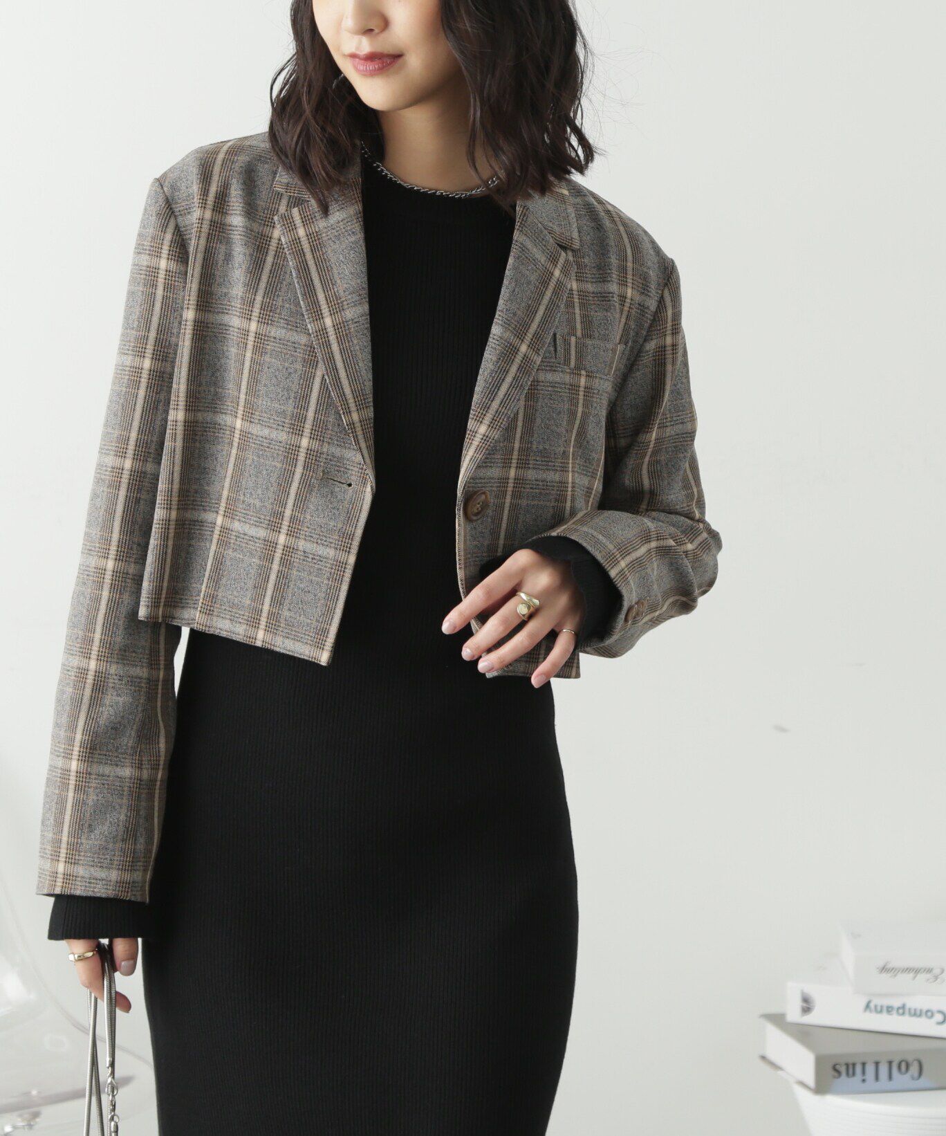  「＜SET UP対応＞ショート丈コンパクトジャケット」|その他|