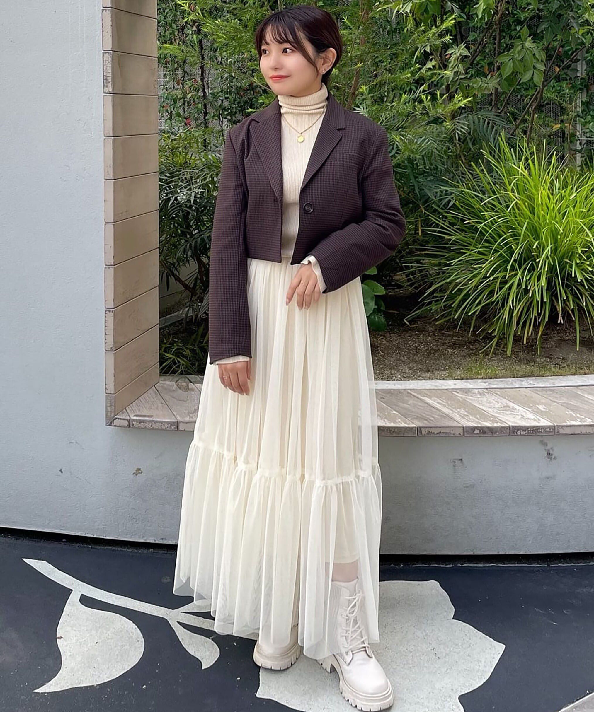  「＜SET UP対応＞ショート丈コンパクトジャケット」|その他|