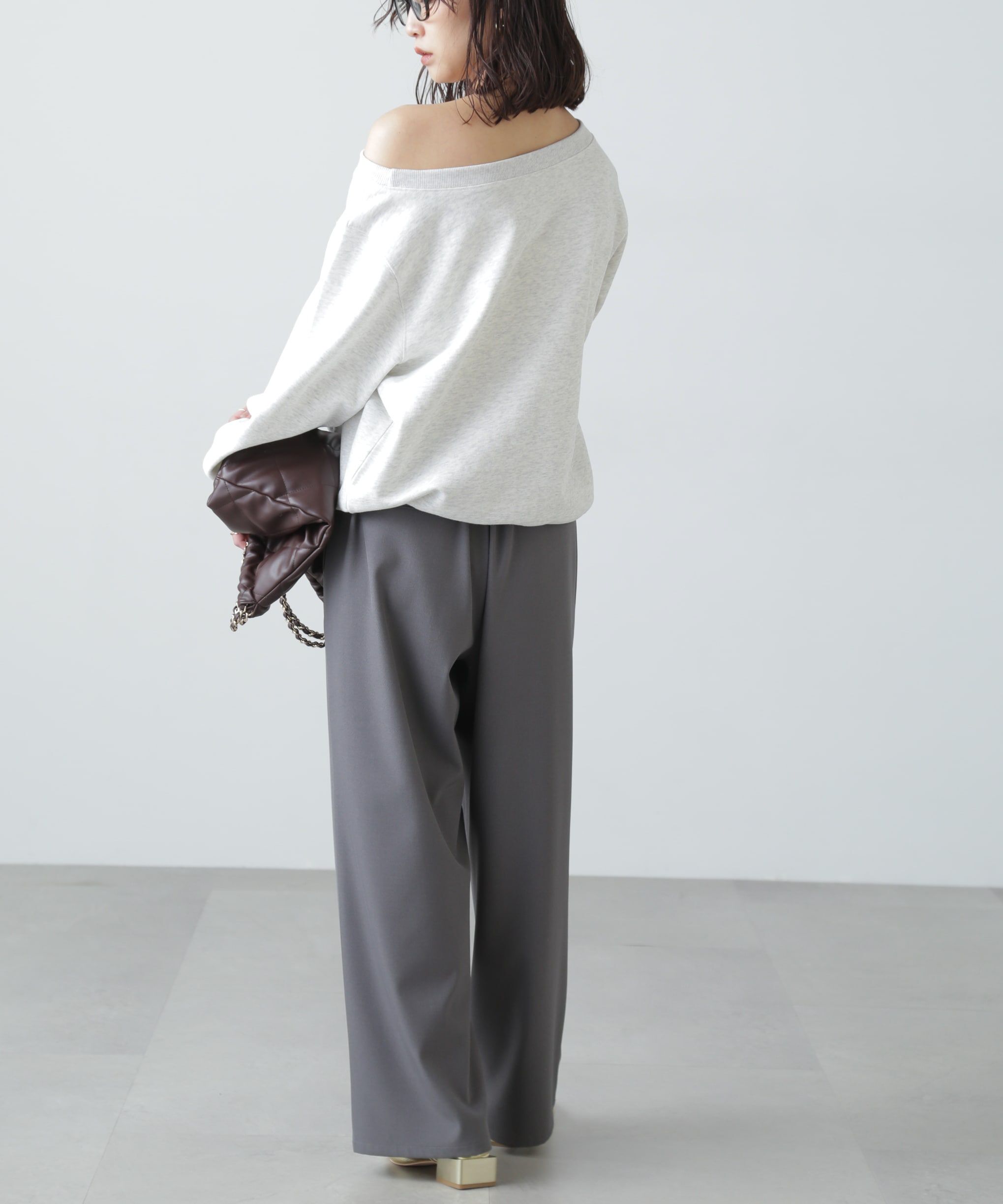  「オフショルスウェット」|Tシャツ・カットソー|